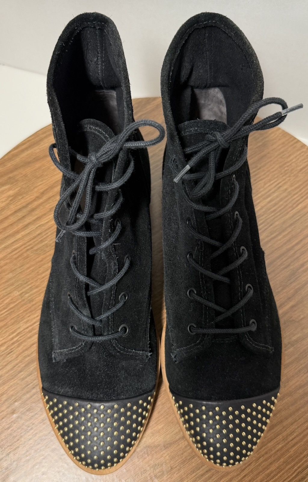 Loeffler Randall Loeffler Randall Octavia Black Suede Studded Ankle Booties Size US 9 / IT 39 - 3 Thumbnail