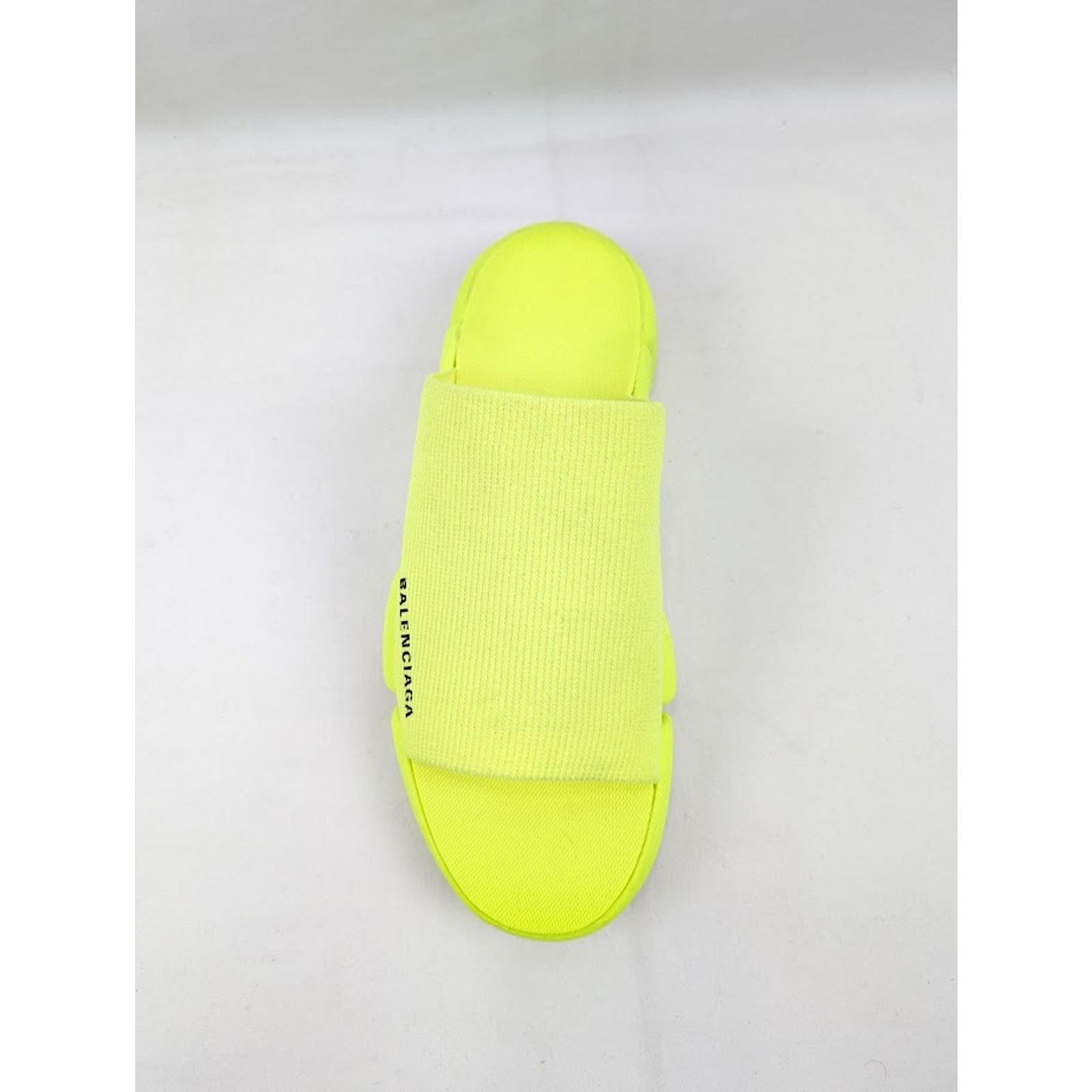 Balenciaga o1rshd1 Speed 2.0 Slides in Fluo Yellow Size US 11 / EU 44 - 6 Thumbnail