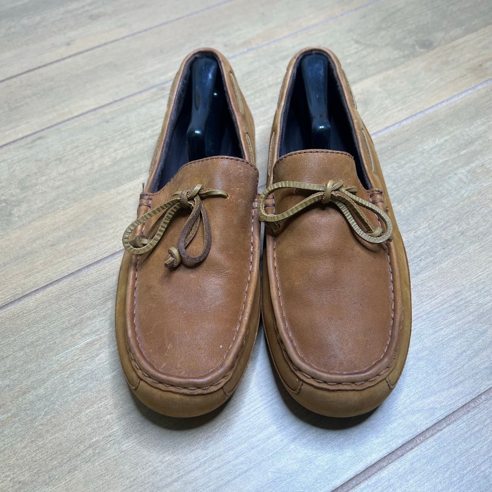 Ugg UGG Slippers Mens 10 Loafers Chester Brown Leather Slip On Size US 10 / EU 43 - 2 Thumbnail