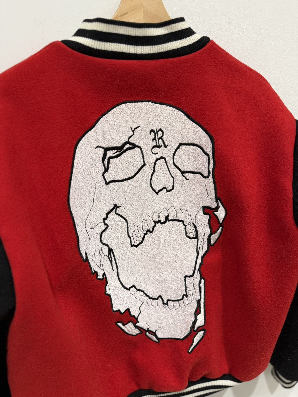 Revenge Revenge Red Varsity Skull Jacket Red Size: S Size US S / EU 44-46 / 1 - 5 Thumbnail