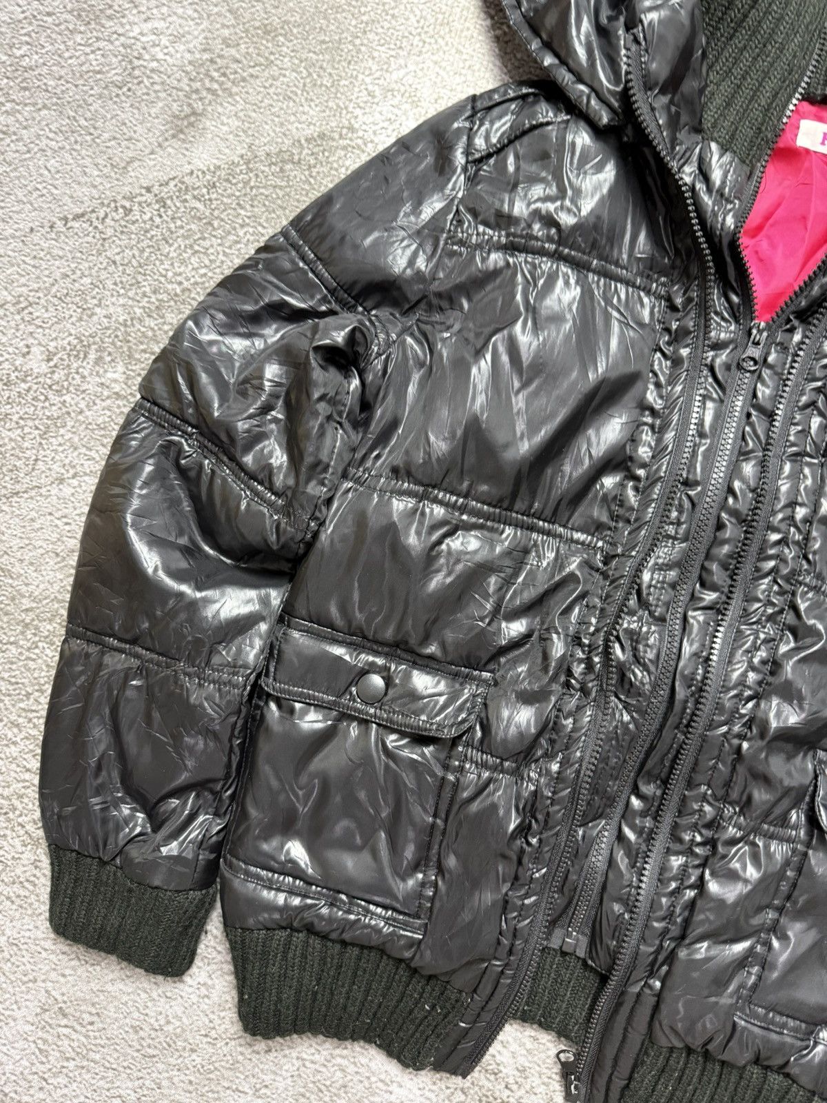 Yohji Yamamoto First Double Zipper Puffer Hoodie Ifsixwasnine Lgb Styled Size US M / EU 48-50 / 2 - 7 Thumbnail