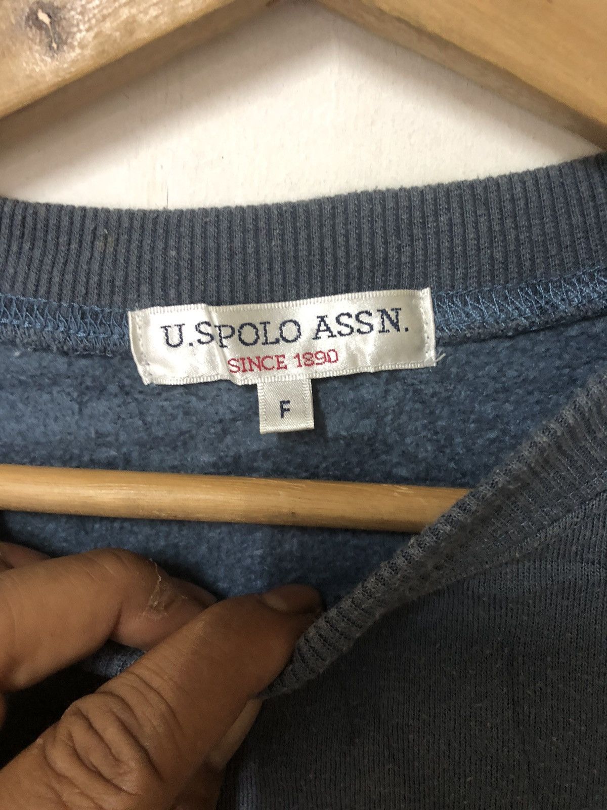 Japanese Brand × U.S. Polo Assn. Vintage Y2K Us Polo Association Sweatshirt Size US XL / EU 56 / 4 - 4 Thumbnail