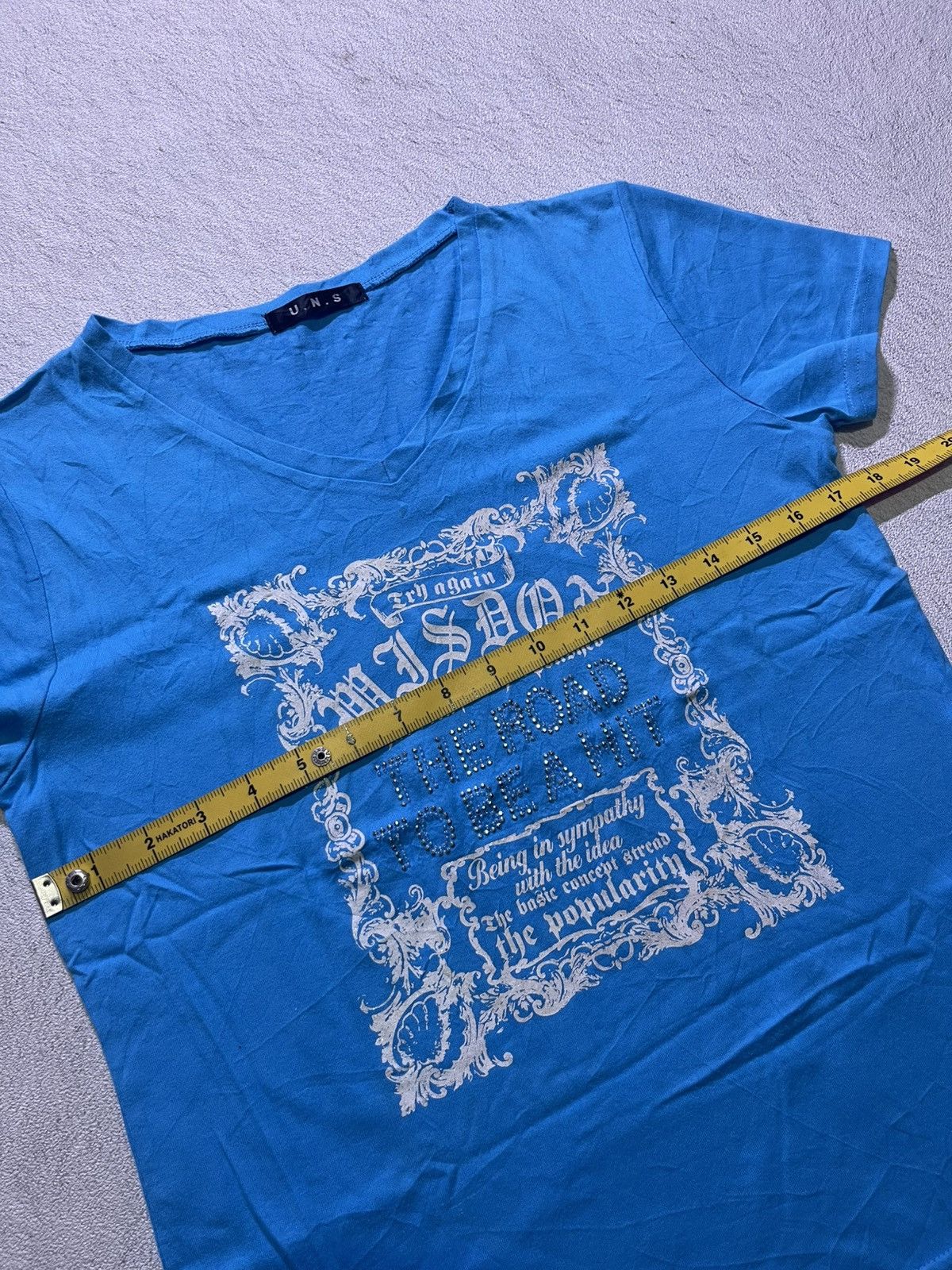 Japanese Brand Y2K U.N.S short sleeve tshirt women's Size M / US 6-8 / IT 42-44 - 8 Thumbnail