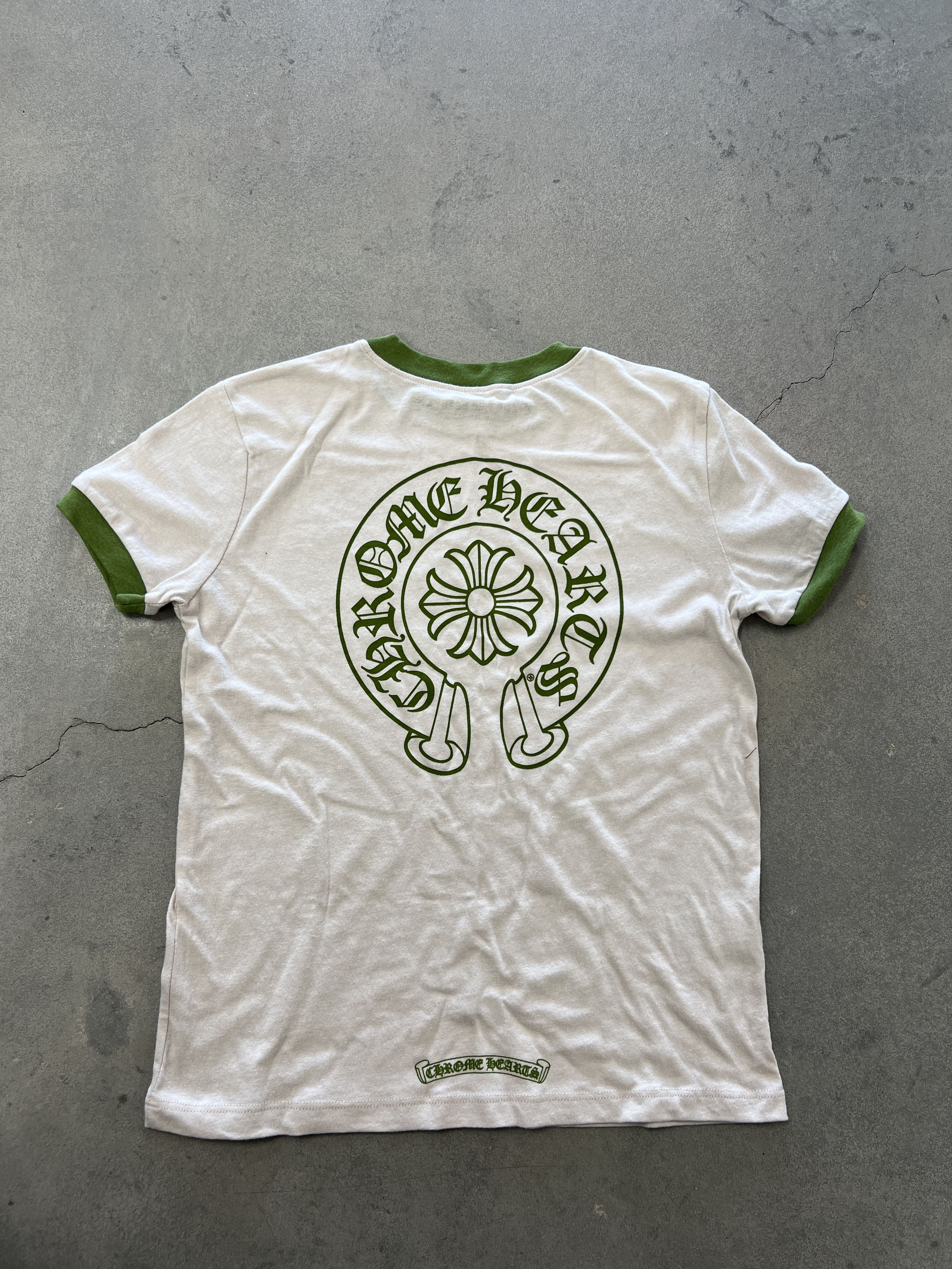 Chrome Hearts roller skate horseshoe chrome hearts tee | Grailed
