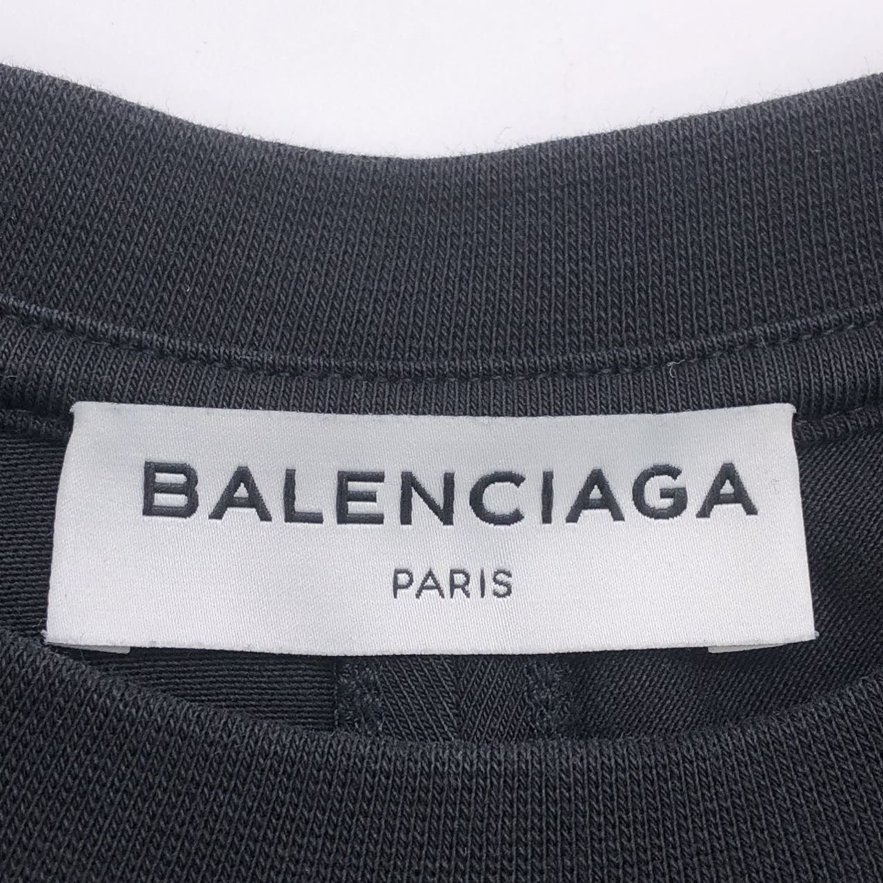 Balenciaga Balenciaga Black Small Logo Short Sleeve T-shirt K26WX Size US XS / EU 42 / 0 - 4 Thumbnail