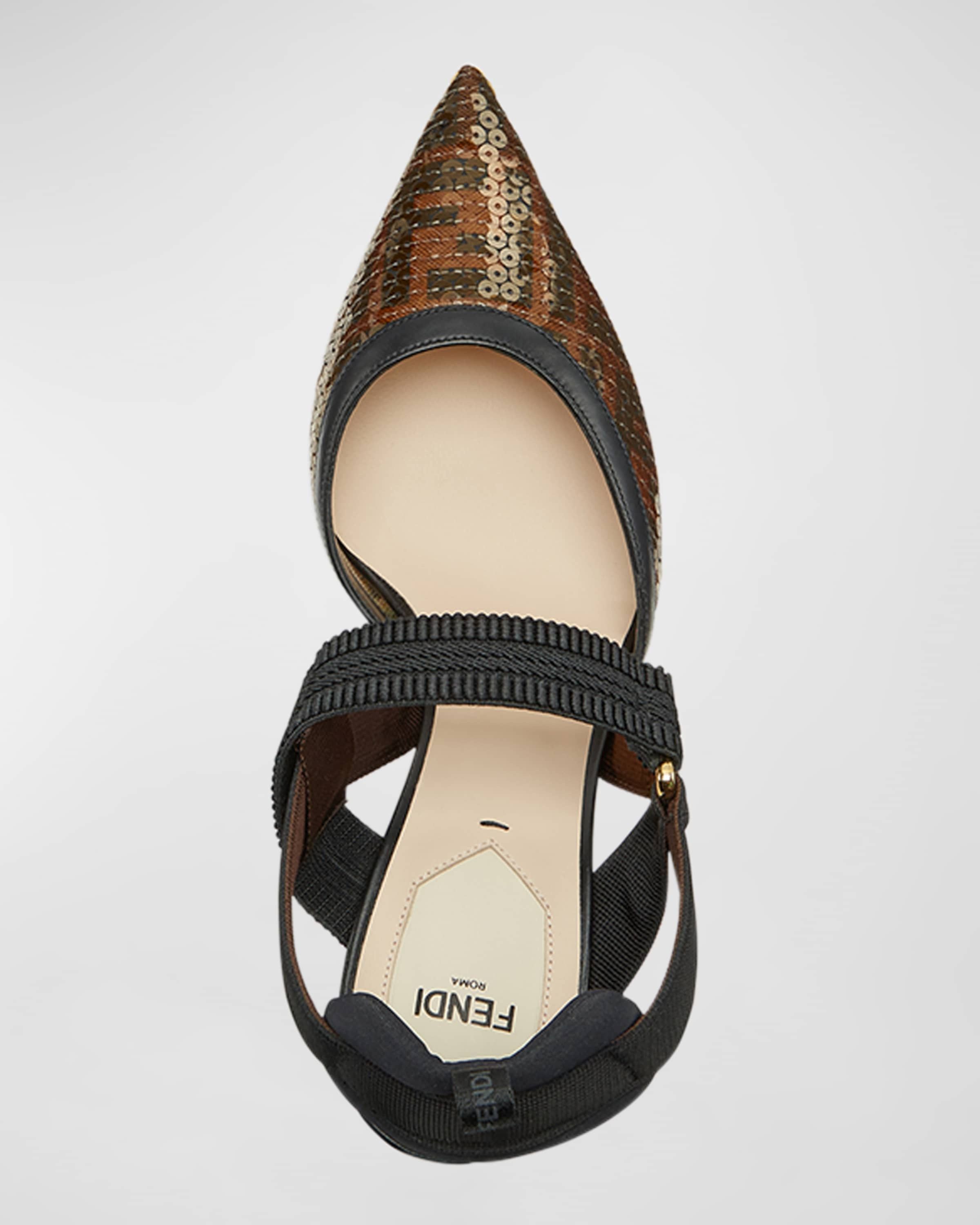 Fendi o1s1wg110425 Pumps in Black Size US 8 / IT 38 - 3 Thumbnail