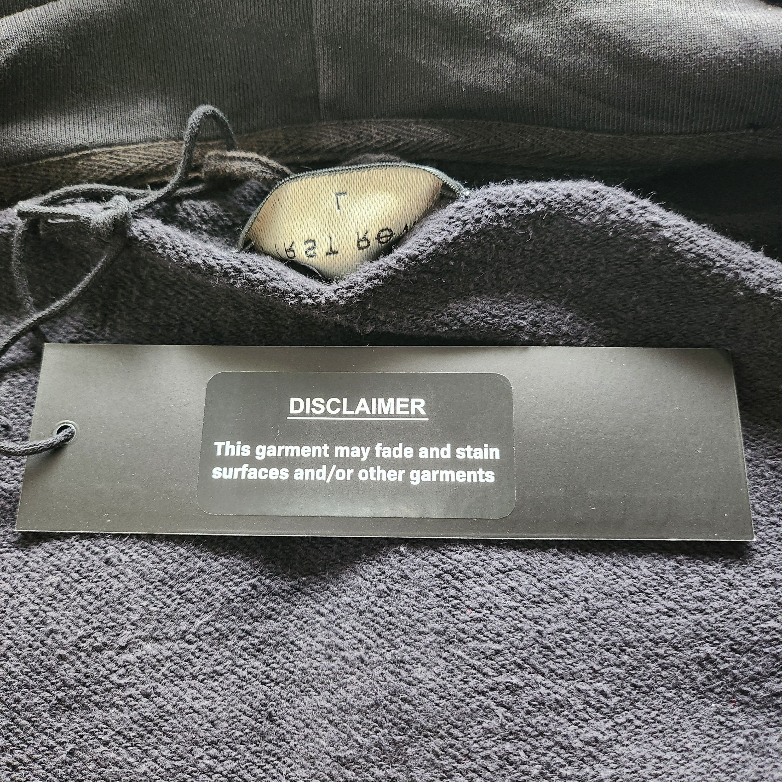 Other First Row Metallic Script Spray-Wash Zip-Up Hoodie Dark Grey Size US L / EU 52-54 / 3 - 14 Thumbnail