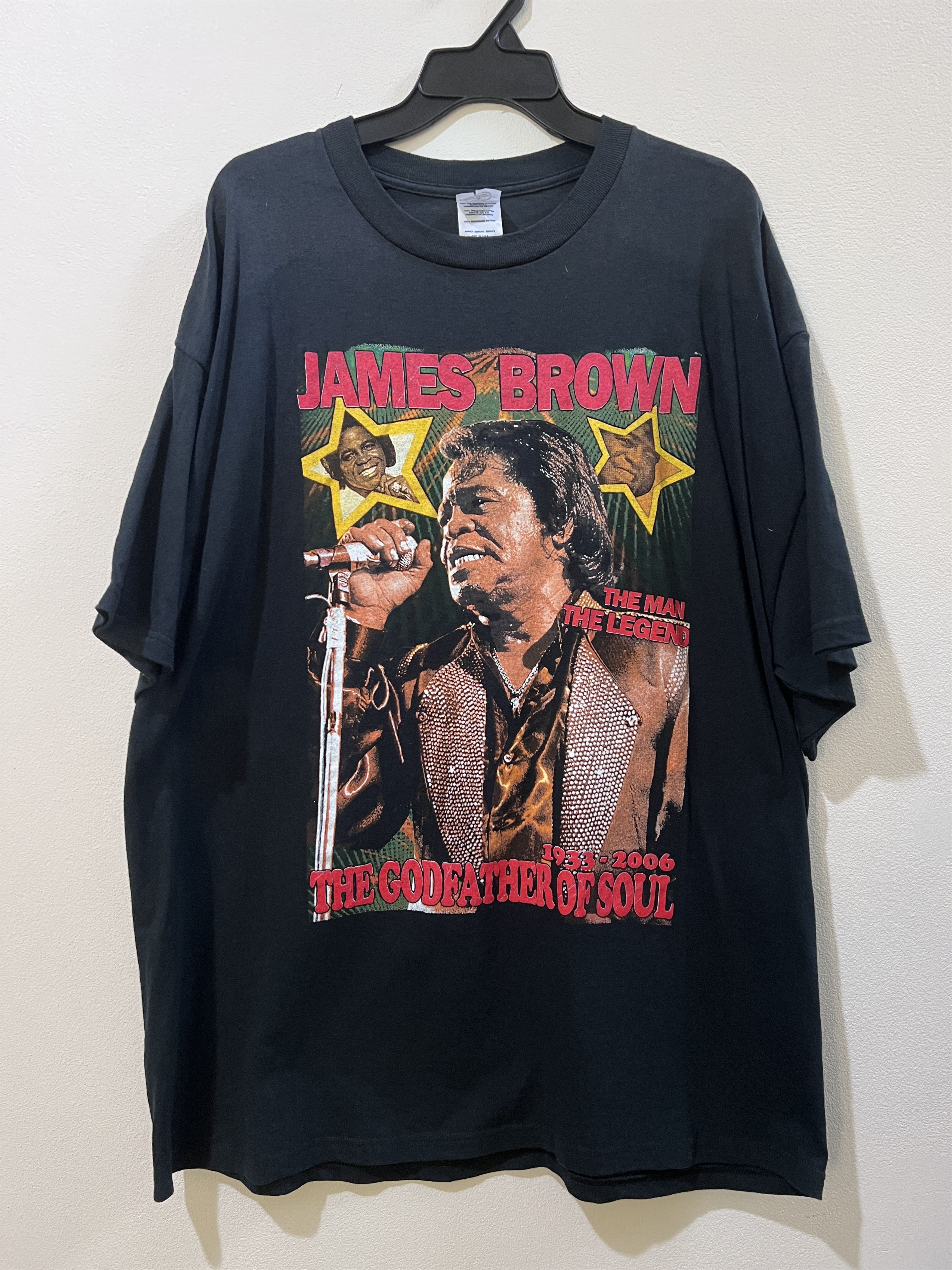 Band Tees × Rap Tees × Vintage Vintage Y2K James Brown The Godfather of Soul Promo Tee 2XL Size US XXL / EU 58 / 5 - 1 Thumbnail