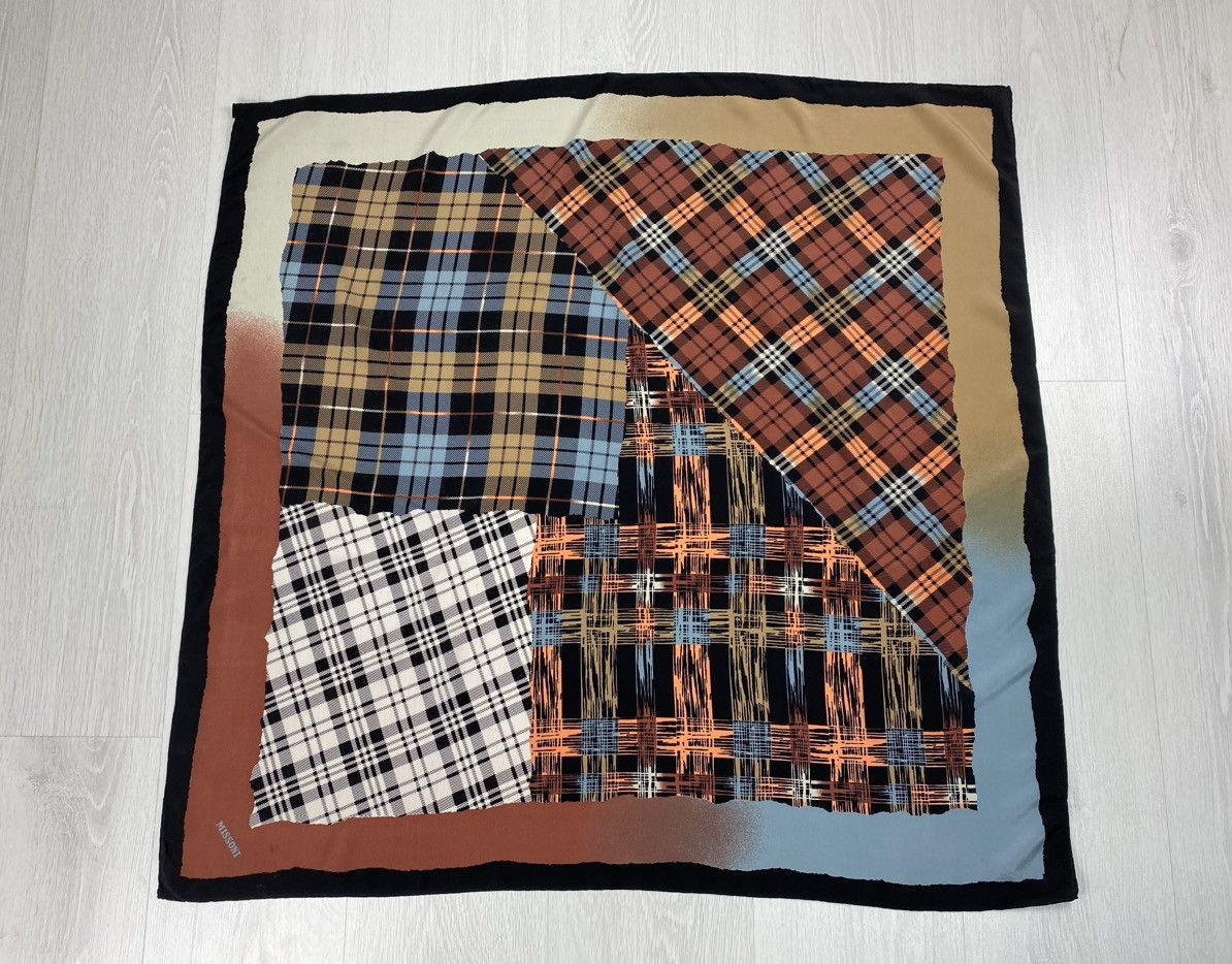 Missoni Vintage Missoni Foulard Silk Scarf like YSL Versace Size ONE SIZE - 1 Thumbnail