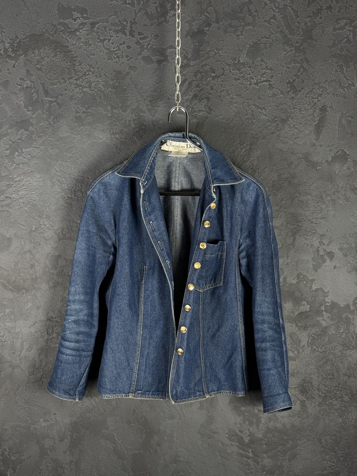 Dior Vintage CHRISTIAN DIOR BOUTIQUE Embroidered Denim Jacket Size M / US 6-8 / IT 42-44 - 7 Thumbnail