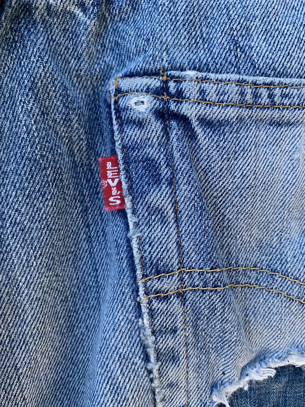 Levi's Levis Big E 501XX Made In Usa Selvedge Distressed denim Size US 30 / EU 46 - 7 Thumbnail