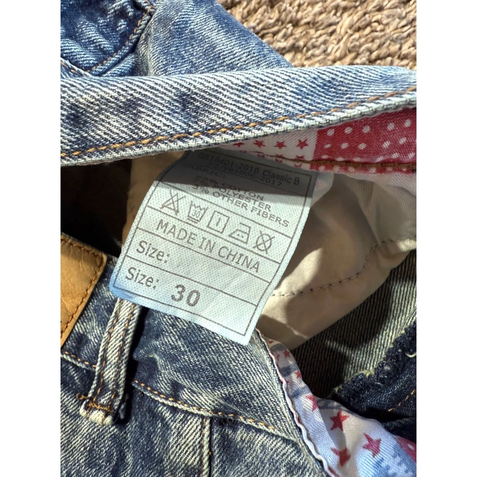 Denime **Men Flex Skinny Jeans Size 30 Blue Distressed Stretch** User: Men Flex Skinny Jeans Size 30 Blue Distressed Stretch Flex Size US 30 / EU 46 - 3 Thumbnail