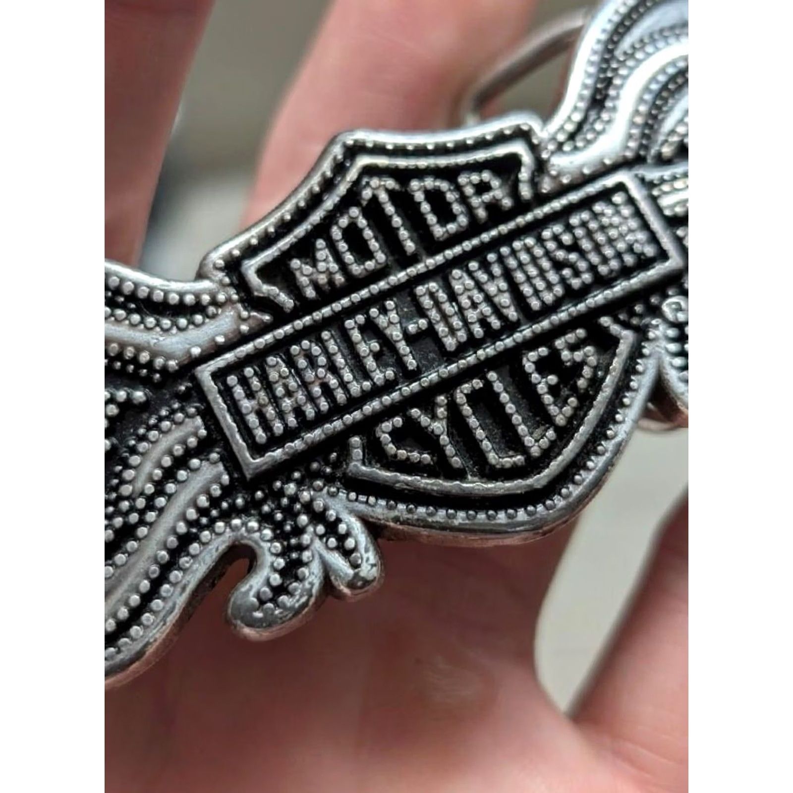 Harley Davidson VINTAGE Harley-Davidson Western Belt Buckle Men XS? Size ONE SIZE - 3 Thumbnail