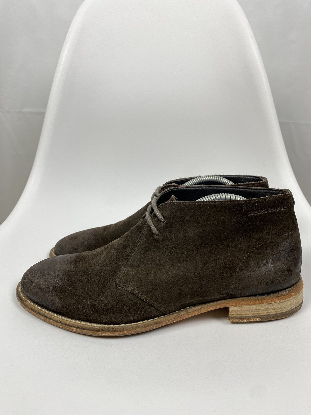 Hugo Boss Boss Orange Suede Waxed Boots size 41 Size US 8 / EU 41 - 4 Thumbnail