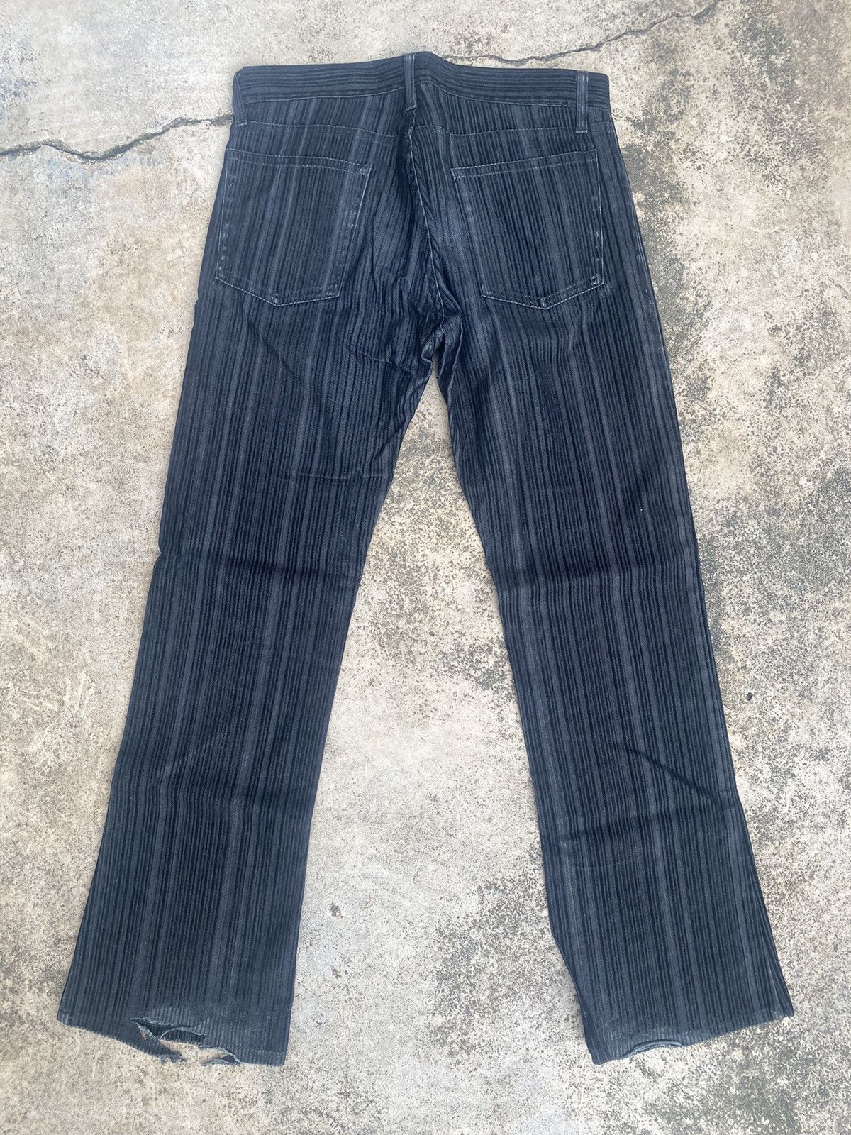 If Six Was Nine Flare Rupert Velvet Distressed Bootcut Size US 32 / EU 48 - 15 Thumbnail