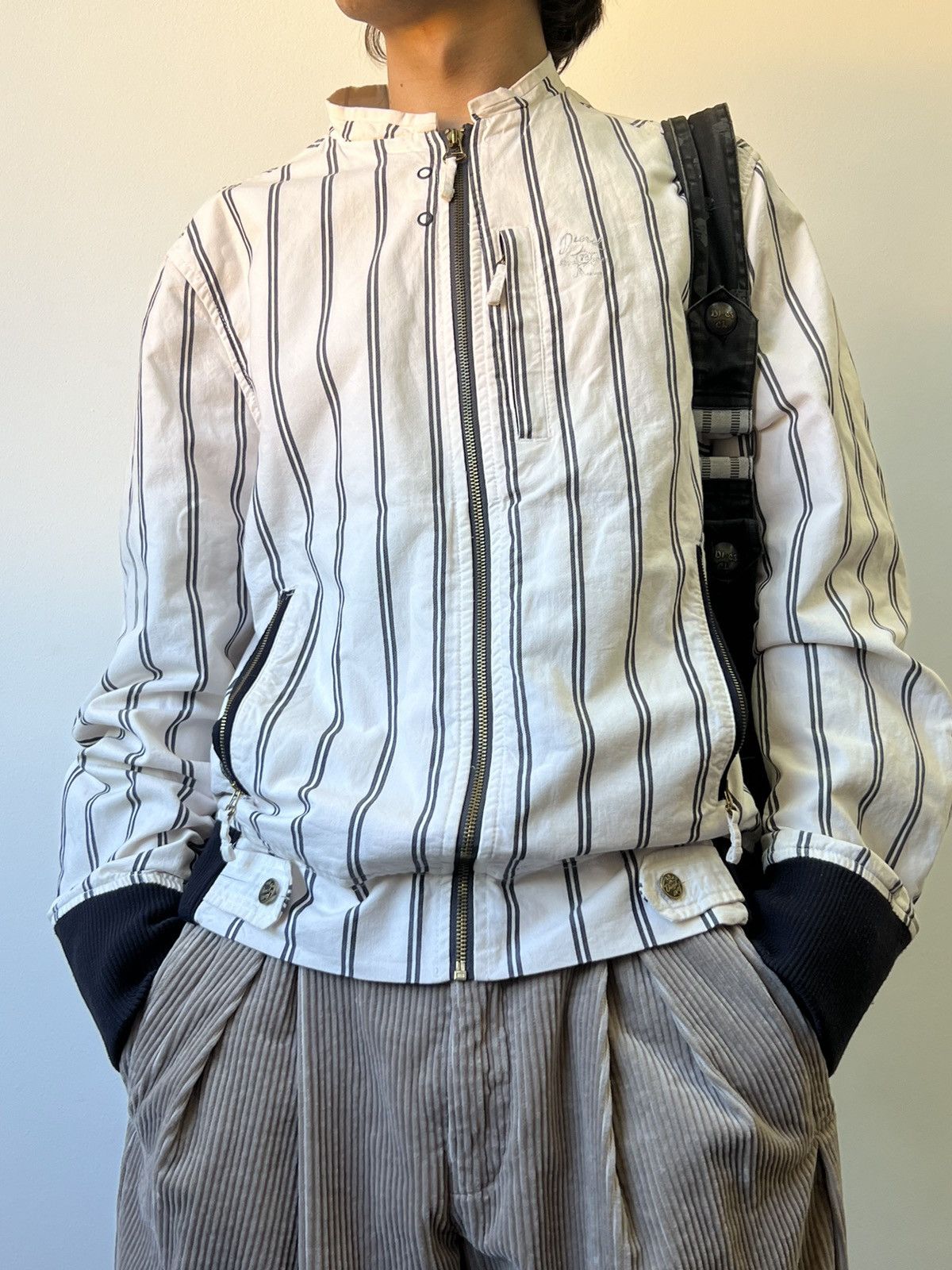 Diesel Vintage Avant Garde Diesel moto Jacket Japanese style Y2K Size US XL / EU 56 / 4 - 3 Thumbnail