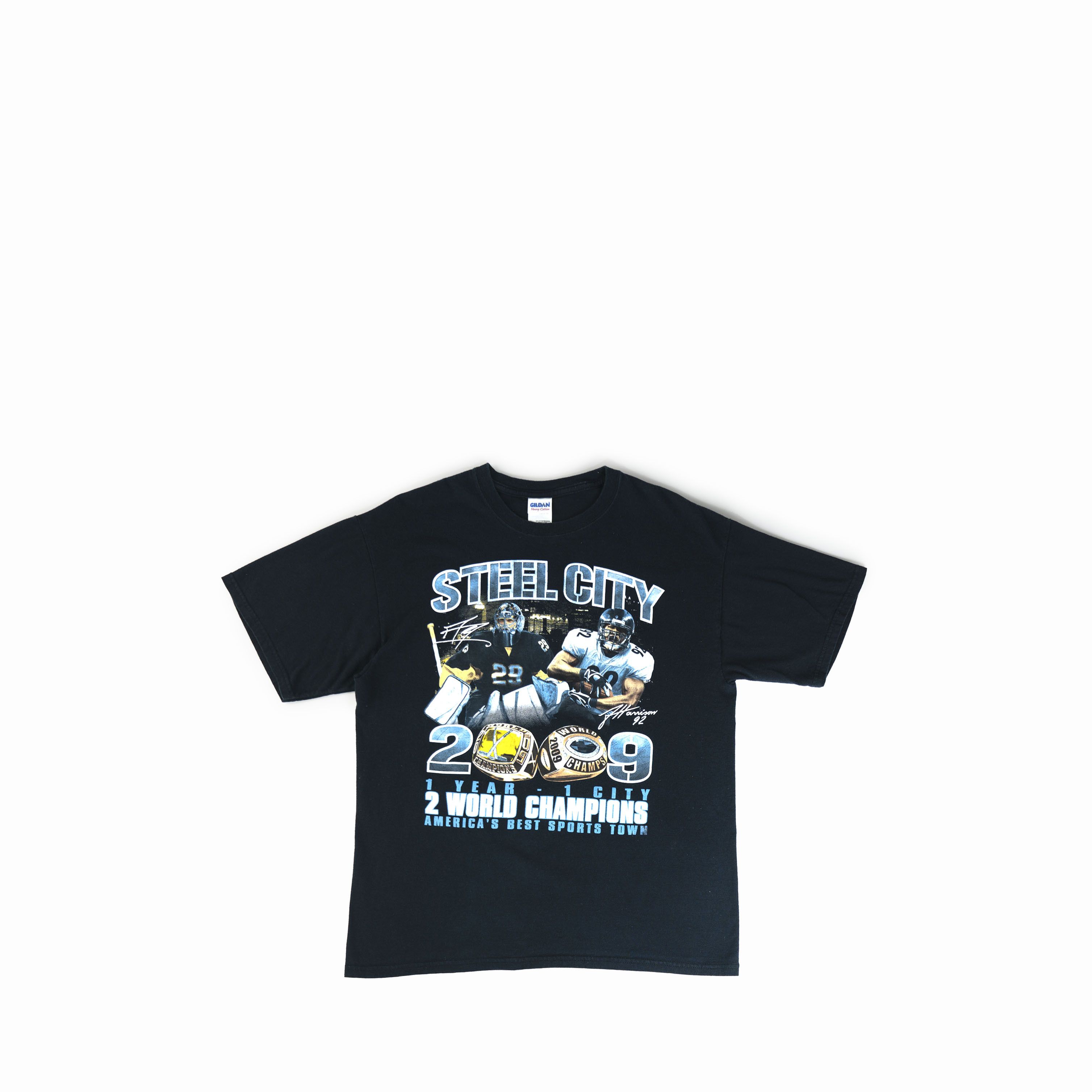 NHL Vintage 2009 Pittsburgh Steel City Champions Tee Shirt Size US L / EU 52-54 / 3 - 1 Thumbnail