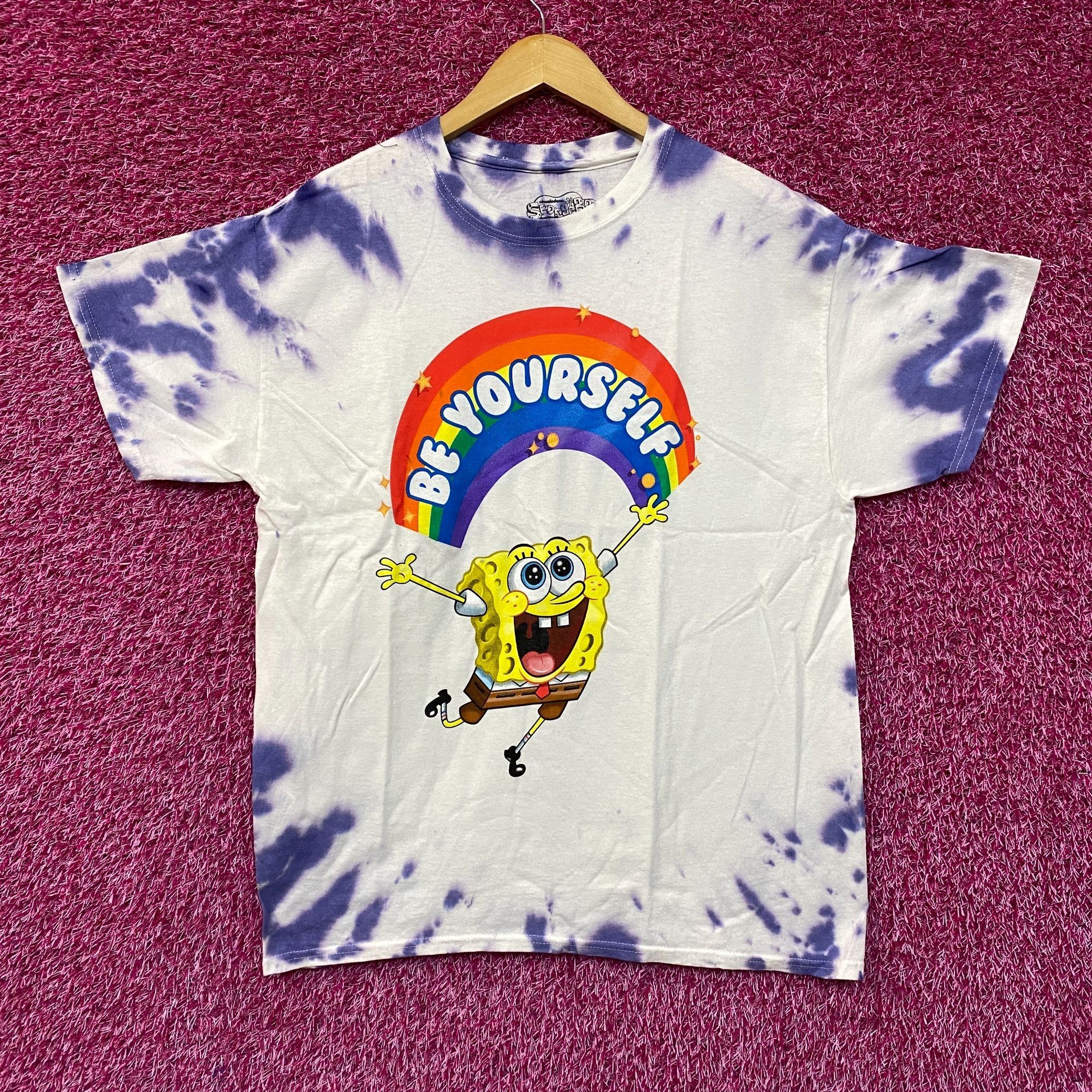 Nickelodeon SpongeBob SquarePants Be Yourself Nickelodeon Tie Dye Tee L Size US L / EU 52-54 / 3 - 1 Thumbnail