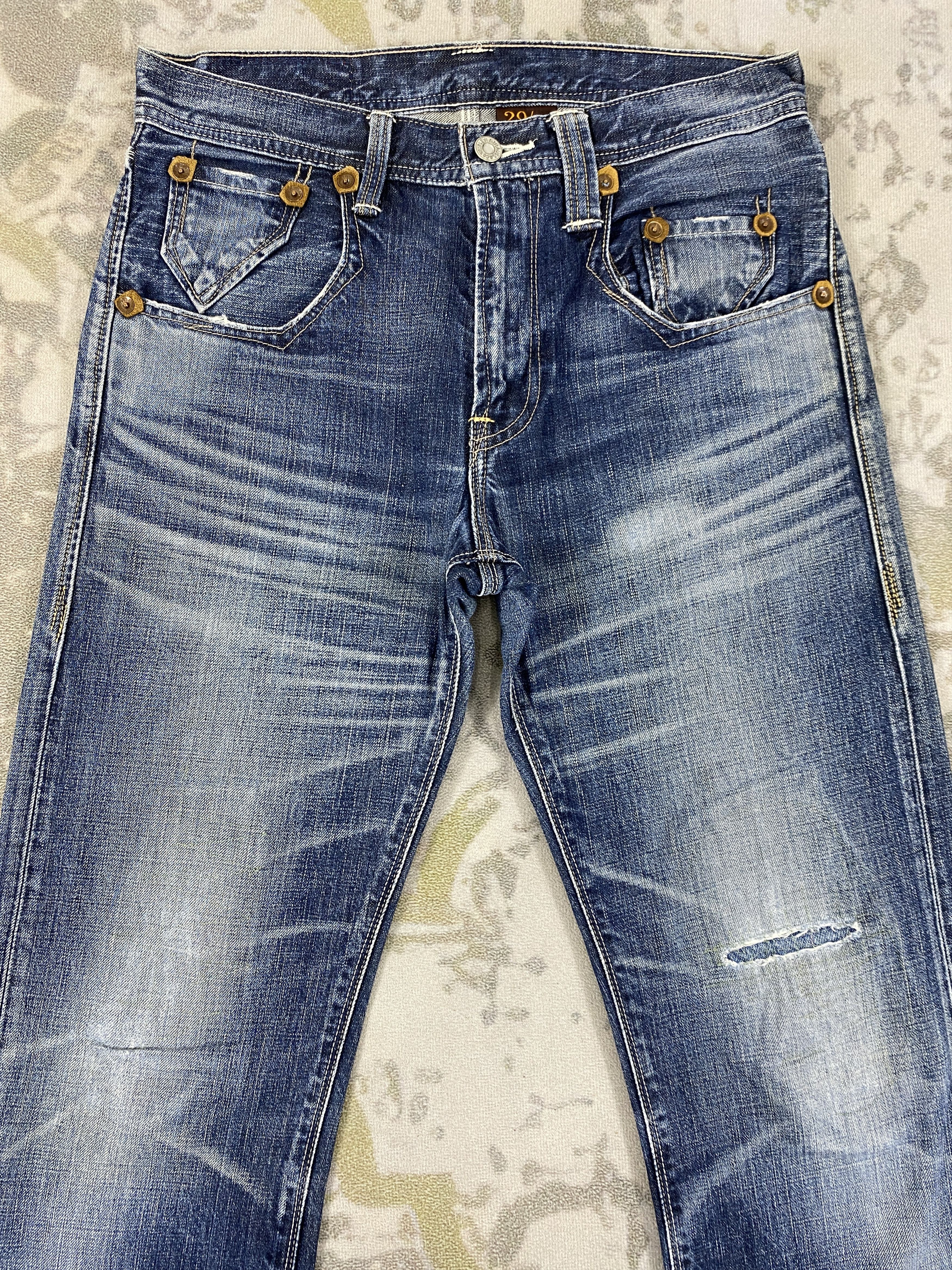Levi's Distressed Blue Vintage Levi's 502 Jeans 30x31.5 - JN3588 Size US 30 / EU 46 - 3 Thumbnail