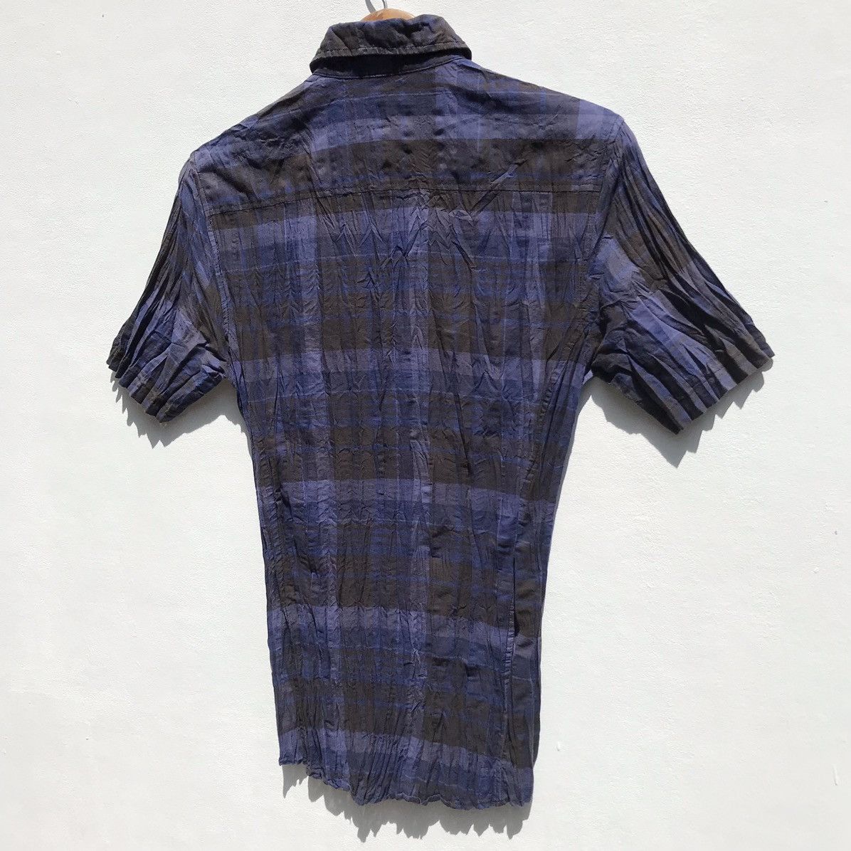 Vintage Tete Homme Issey Miyake Pleated Shirt Tete Homme Sun Faded Size S / US 4 / IT 40 - 5 Thumbnail