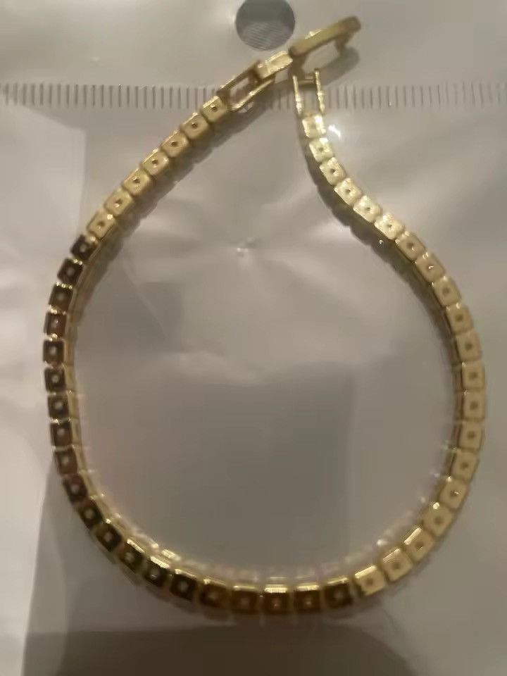 Jewelry DIAMOND Iced Out Bracelet Link 16 cm Size ONE SIZE - 4 Thumbnail
