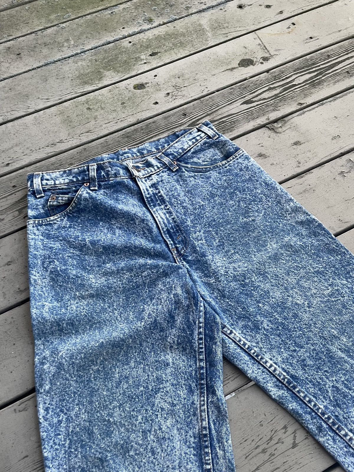 Levi's Vintage Clothing × Vintage Vintage Orange Tab Levi’s Released Hem Size US 33 - 4 Thumbnail