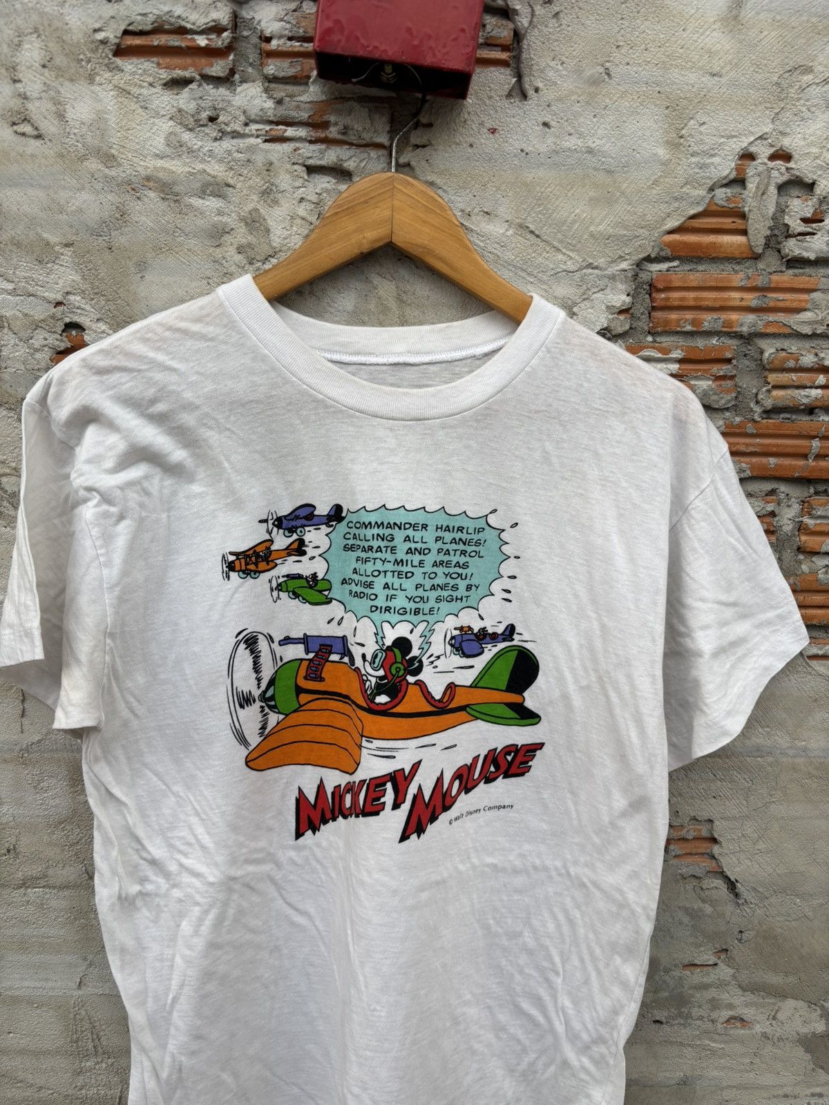 Vintage Vintage 90s Mickey Mouse Commander Hairlip Size US M / EU 48-50 / 2 - 2 Thumbnail
