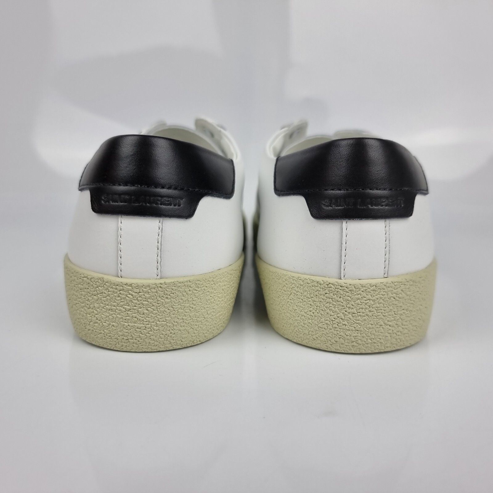 SAINT LAURENT Court White Low Top Sneakers New (Euro Size:6;