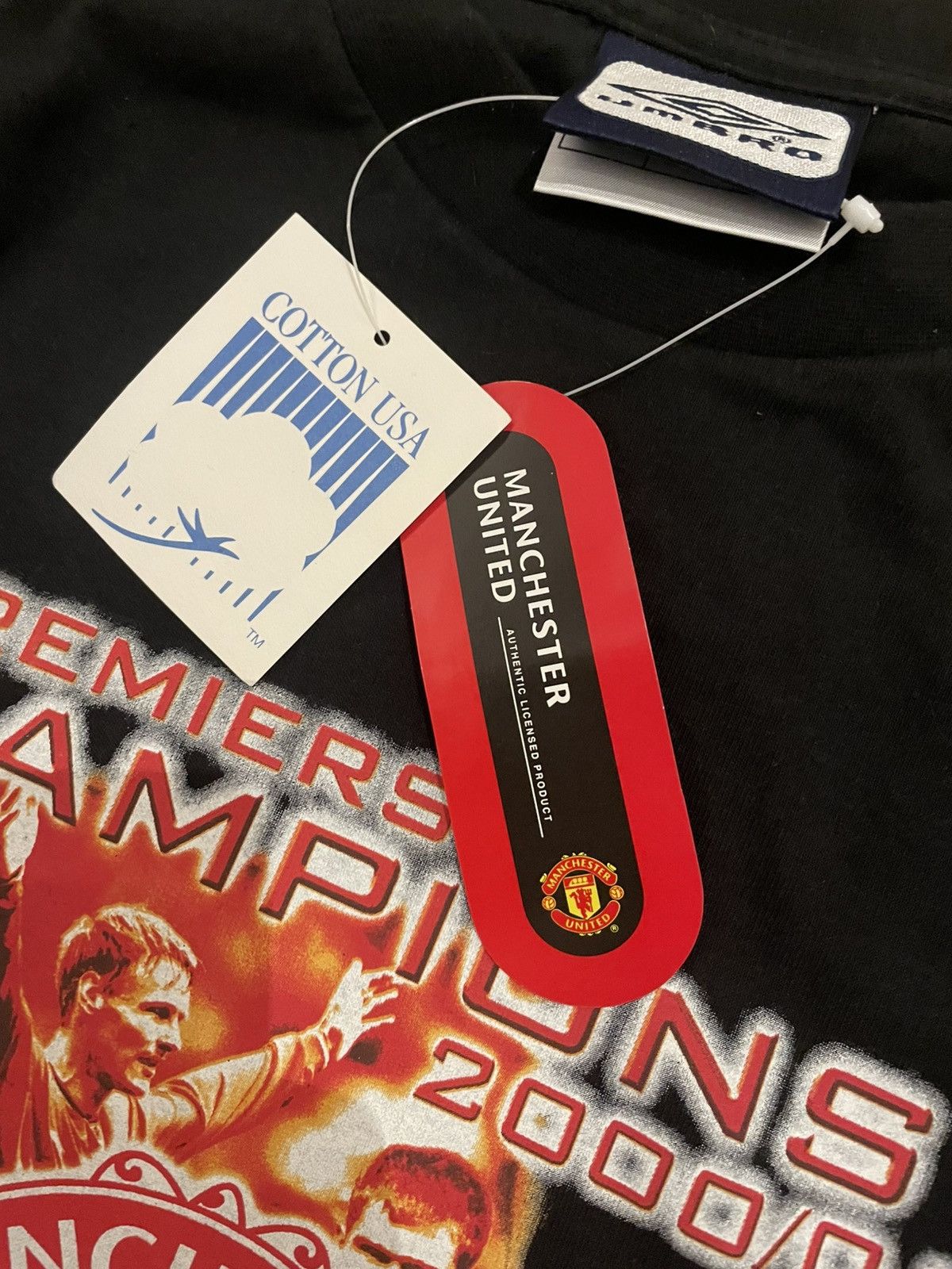 Umbro Manchester United 2001 Umbro Jersey – New with Tags Size US L / EU 52-54 / 3 - 4 Thumbnail