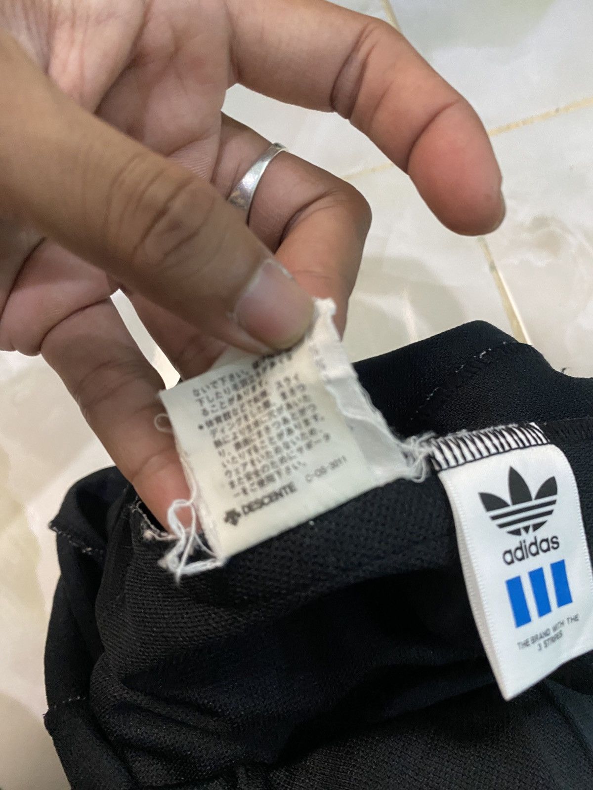 Adidas 💥Vintage ADIDAS 90S LONG TRACK PANTS BLACK Size US 28 / EU 44 - 14 Thumbnail