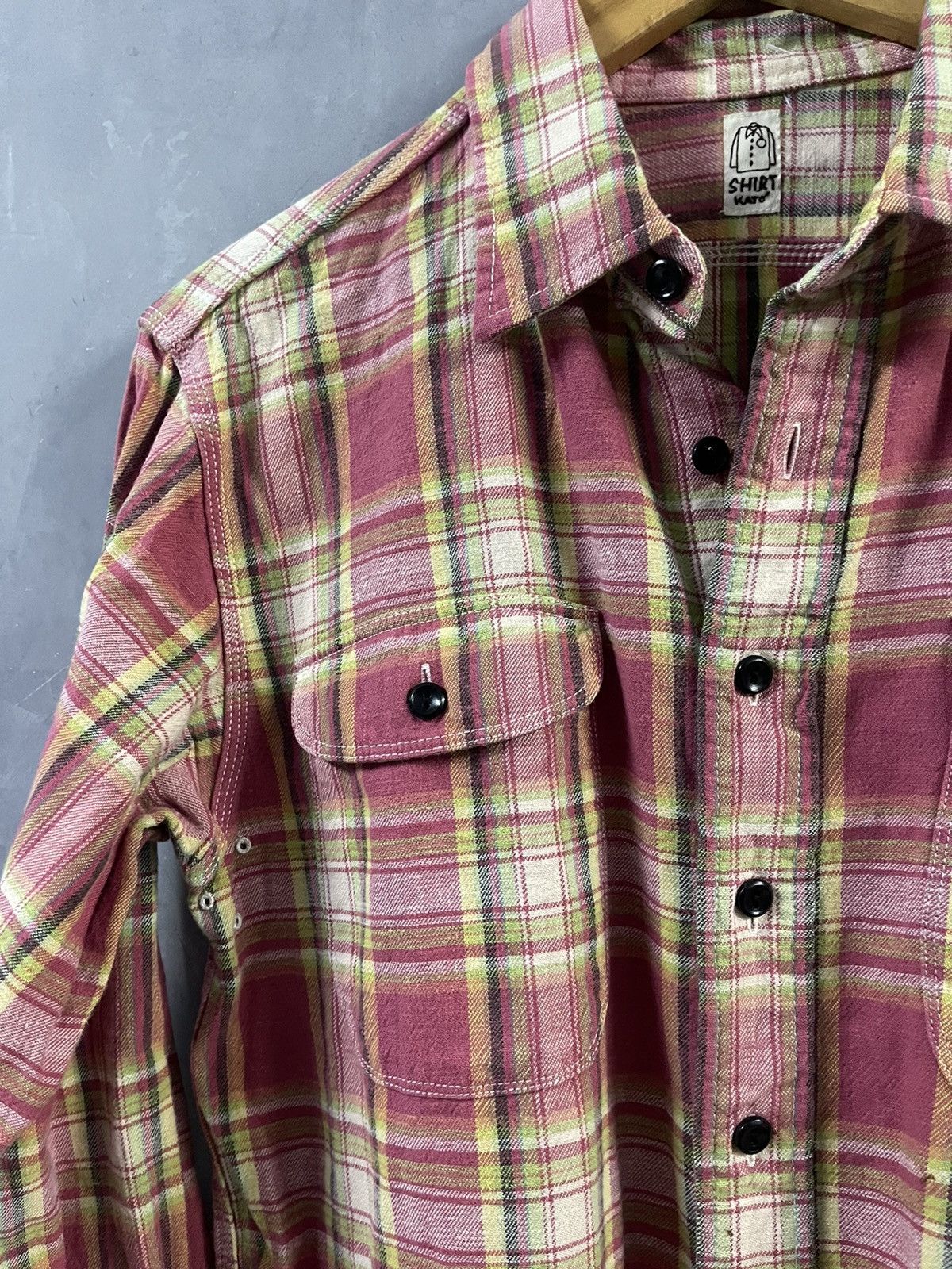 Hiroshi Kato KATO - Cotton Flannel Shirt Round Pocket Size US S / EU 44-46 / 1 - 6 Thumbnail