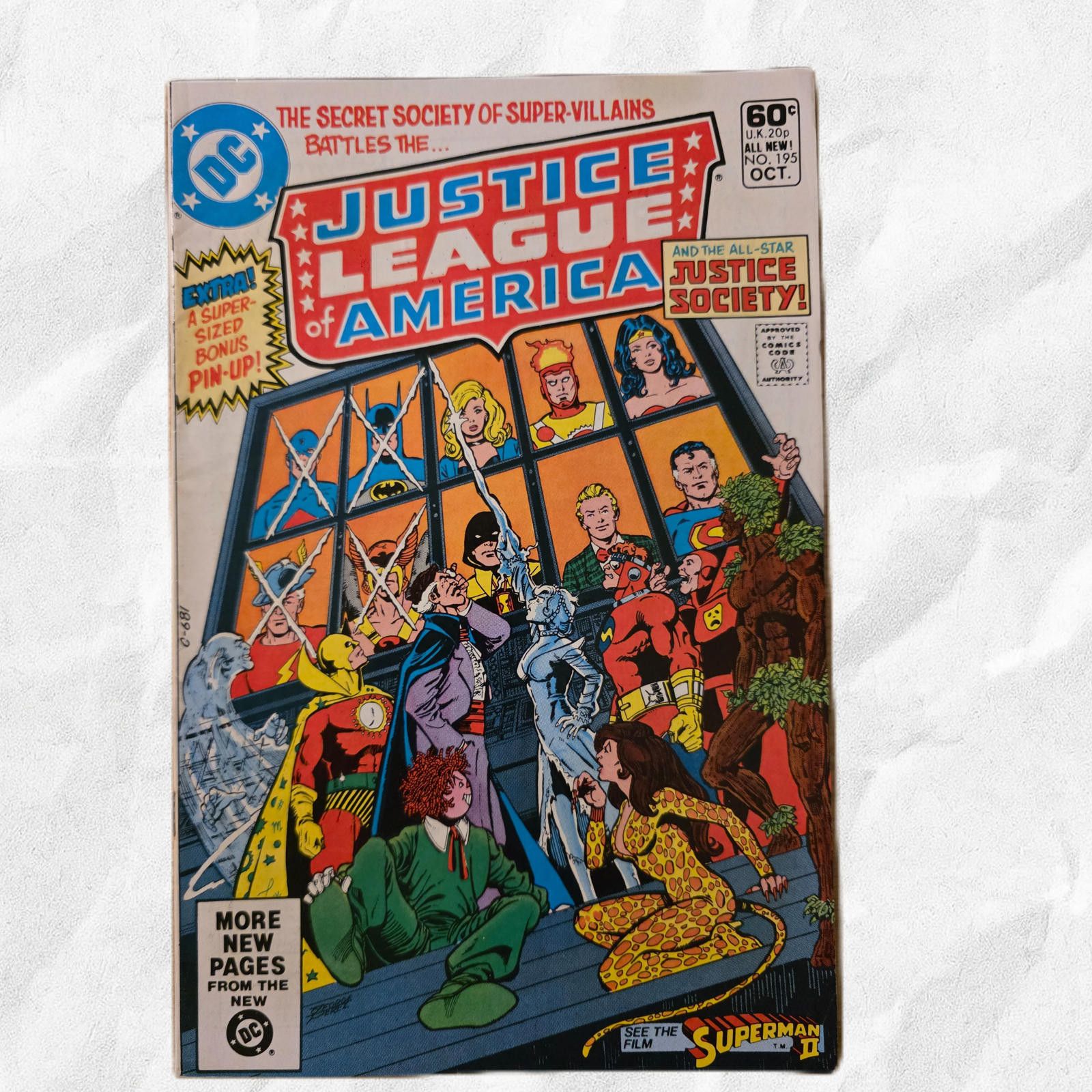 DC Comics Justice League of America #195 1981 Fine DC Comic (C) Size ONE SIZE - 1 Thumbnail