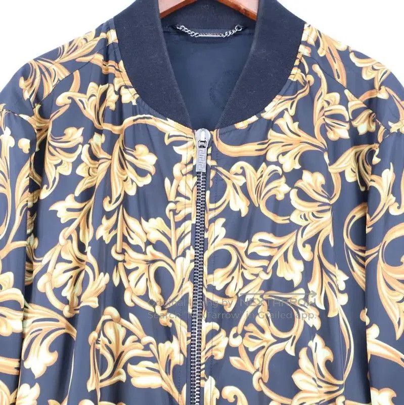 Versace Versace Spring Autumn Multicolor Bomber Jacket . Size US S / EU 44-46 / 1 - 3 Thumbnail