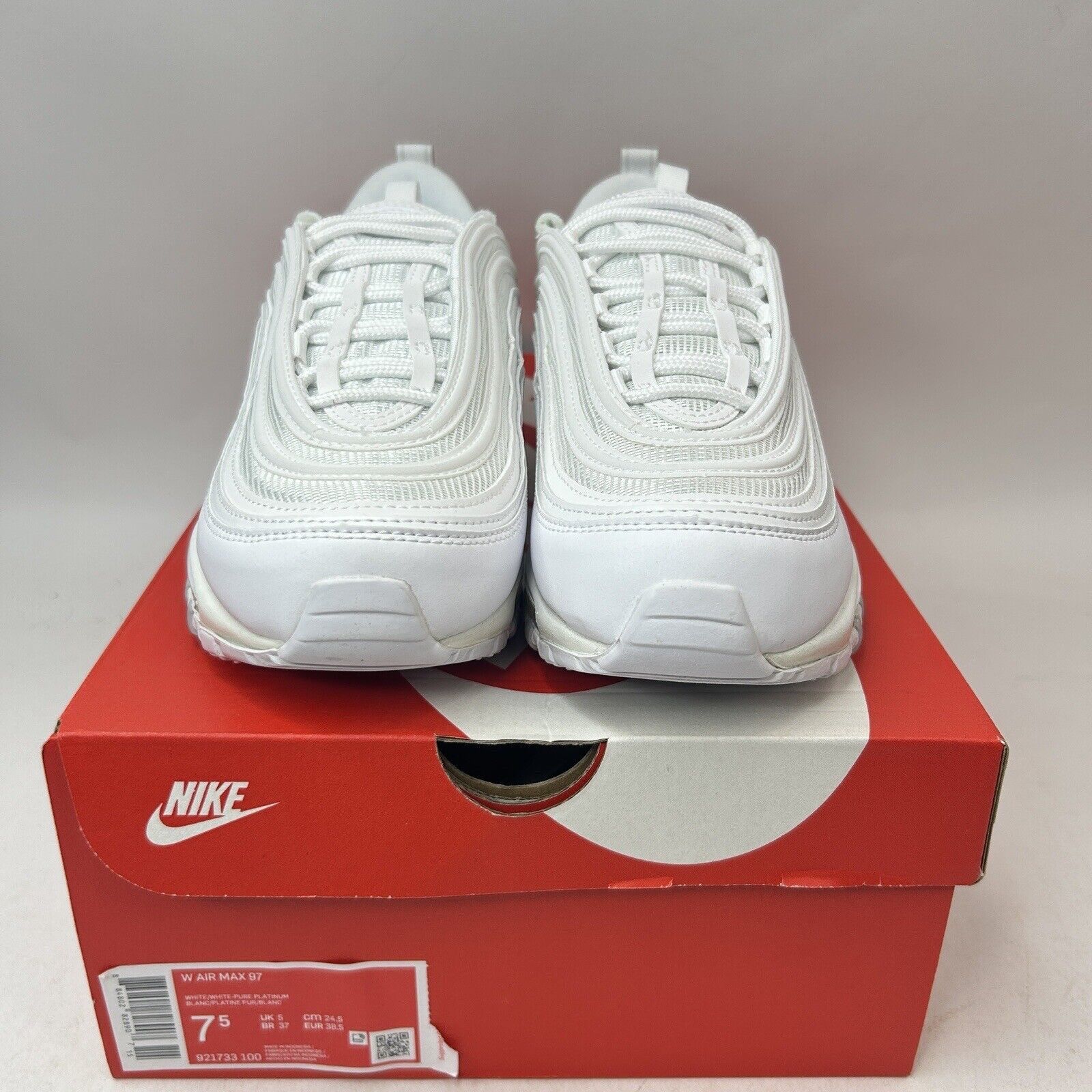 Nike Nike Air Max 97 WMNS “Triple White Platinum” 2024 Size US 7.5 / IT 37.5 - 2 Thumbnail