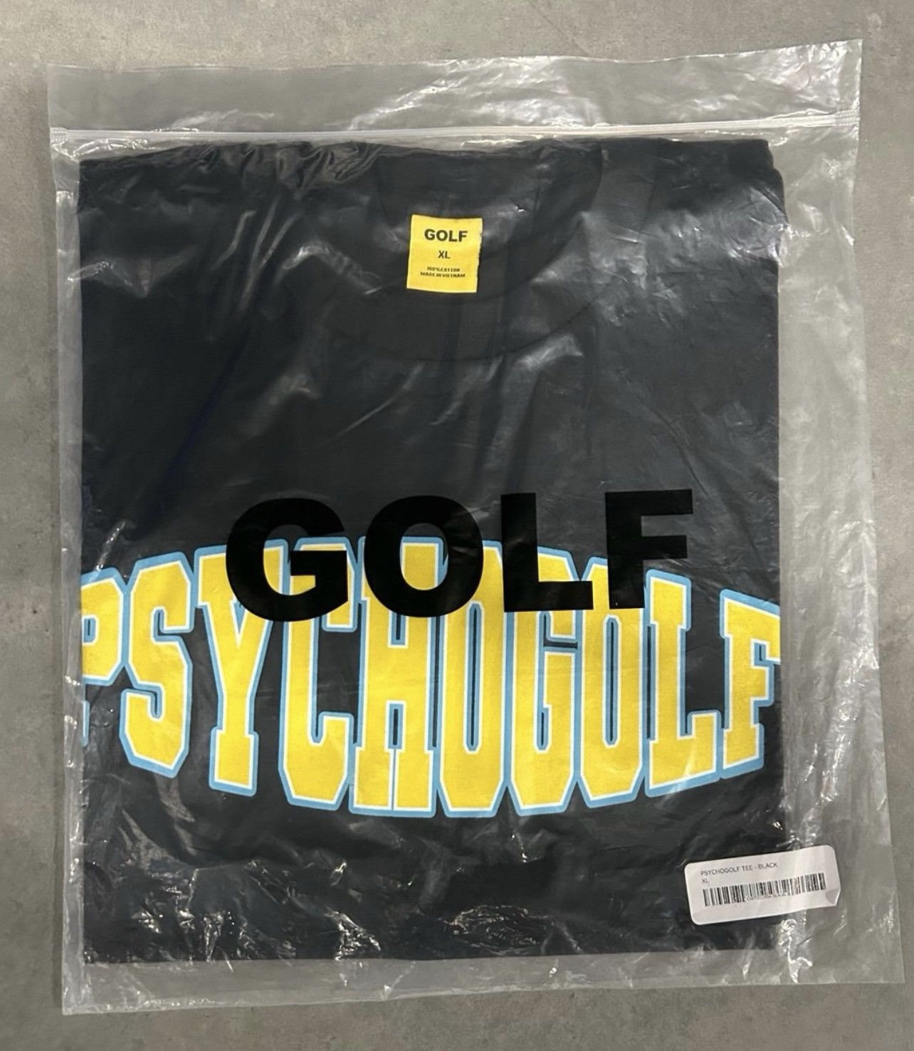 Golf Wang PSYCHOGOLF TEE (SIZE XL) (BLACK) - GOLF WANG Size US XL / EU 56 / 4 - 1 Preview