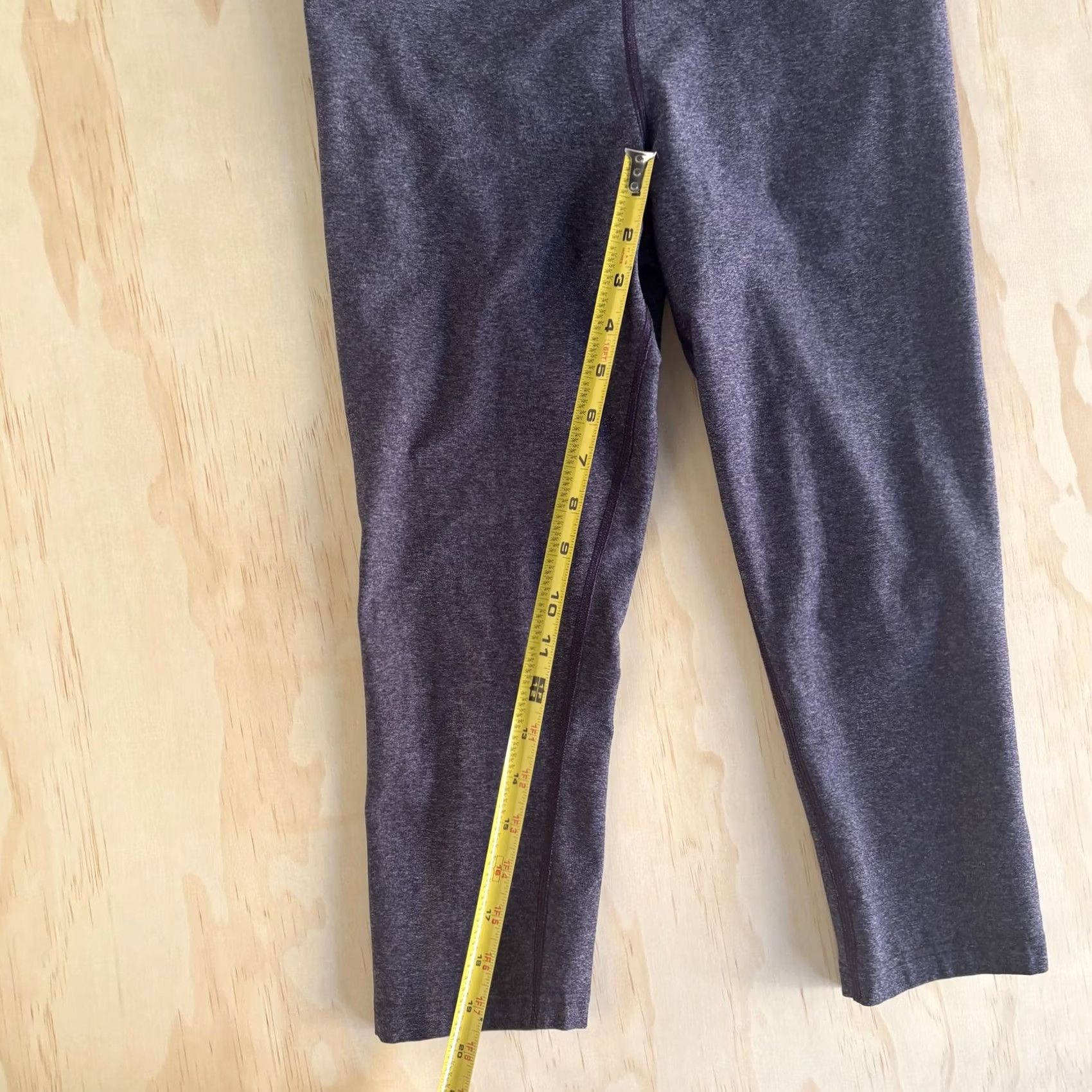 Nike Nike Leggings Womens M Purple Dri-FIT Capri Running Yoga Stretch Athletic Size 32" / US 10 / IT 46 - 5 Thumbnail