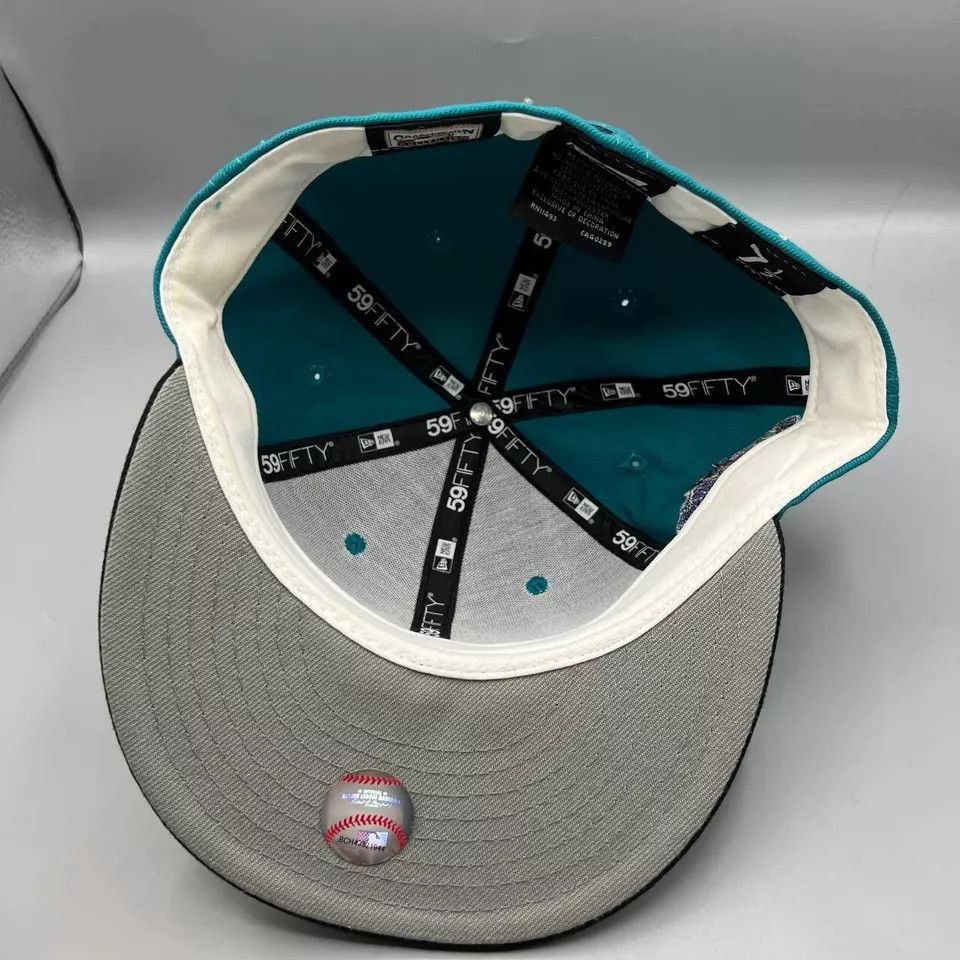 New Era New York Yankees Hat Men 7 1/2 World Series MLB Fitted Cap Size ONE SIZE - 5 Thumbnail