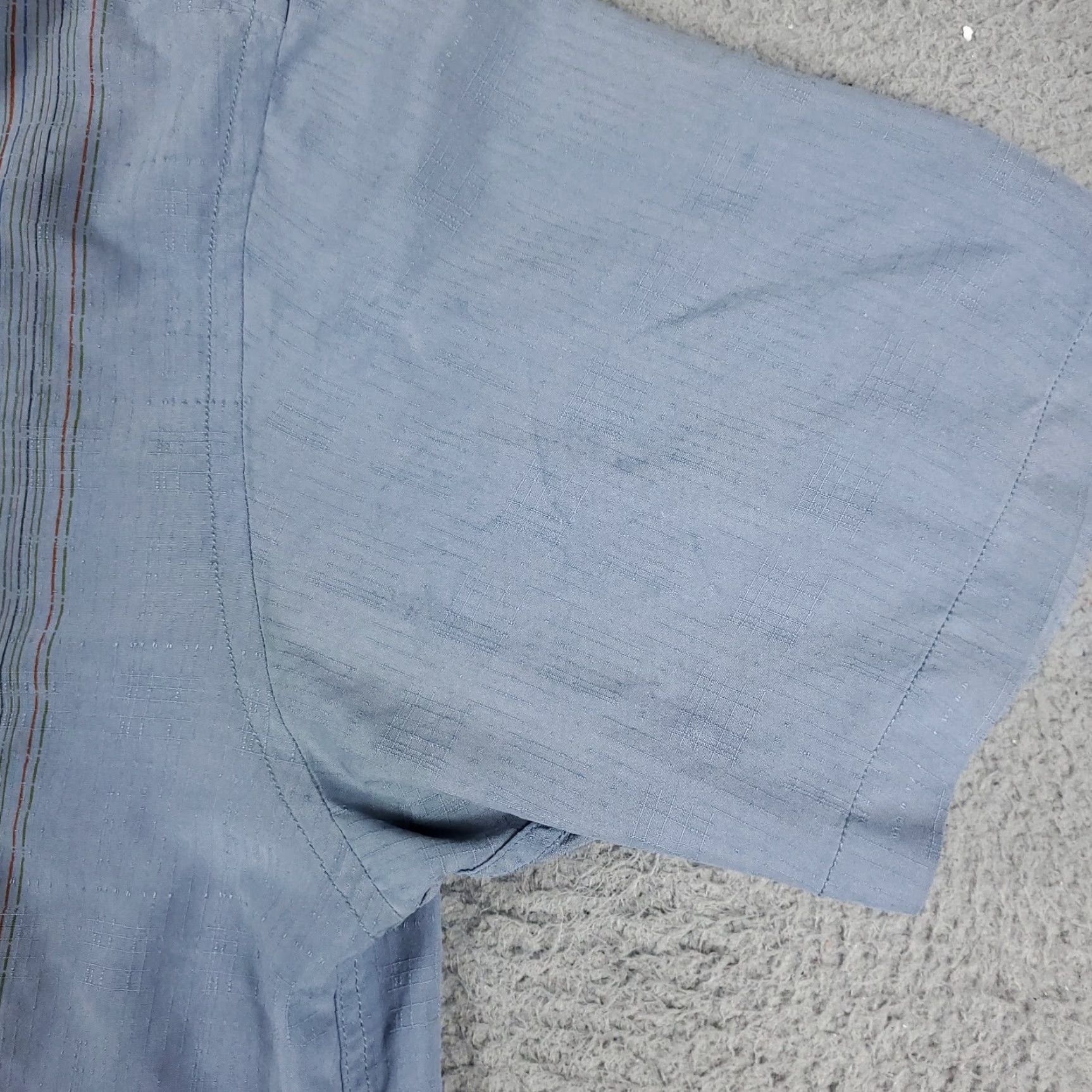 Tommy Bahama VINTAGE Tommy Bahama Shirt Mens Medium Blue Tropical Hawaiian Button Up Short Sleeve (Silk) Size US M / EU 48-50 / 2 - 4 Thumbnail