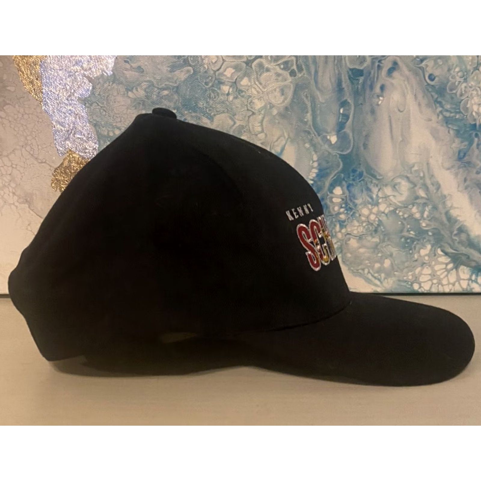 NASCAR Kenny Schrader MB2 Nascar Hat Motorsports SnapBack Sports Design Hat (Black) Adjustable Mens Hat Size ONE SIZE - 3 Thumbnail