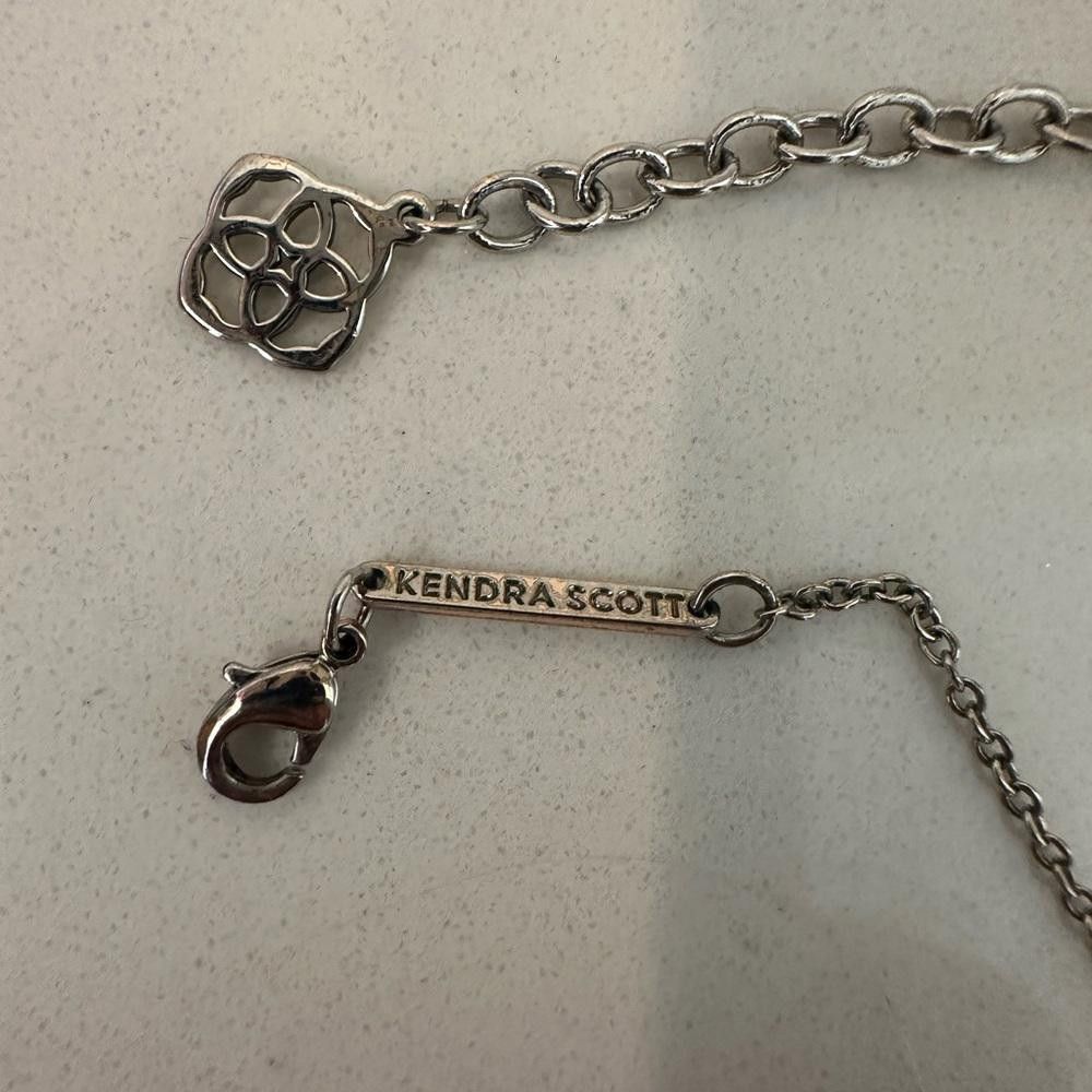 Kendra Scott Kendra Scott Elisa Copper Drusy Silver Chain Necklace Size ONE SIZE - 7 Thumbnail