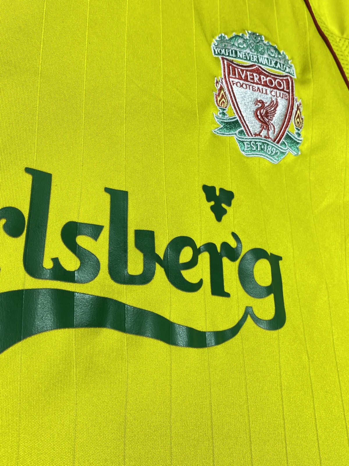 Vintage Adidas FC Liverpool 2006 2007 Away Football Shirt Size US M / EU 48-50 / 2 - 5 Thumbnail