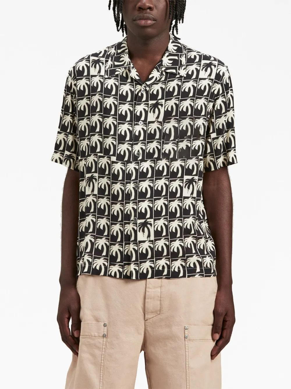 Other Palm-Tree Print Bowling Shirt Size US M / EU 48-50 / 2 - 1 Thumbnail