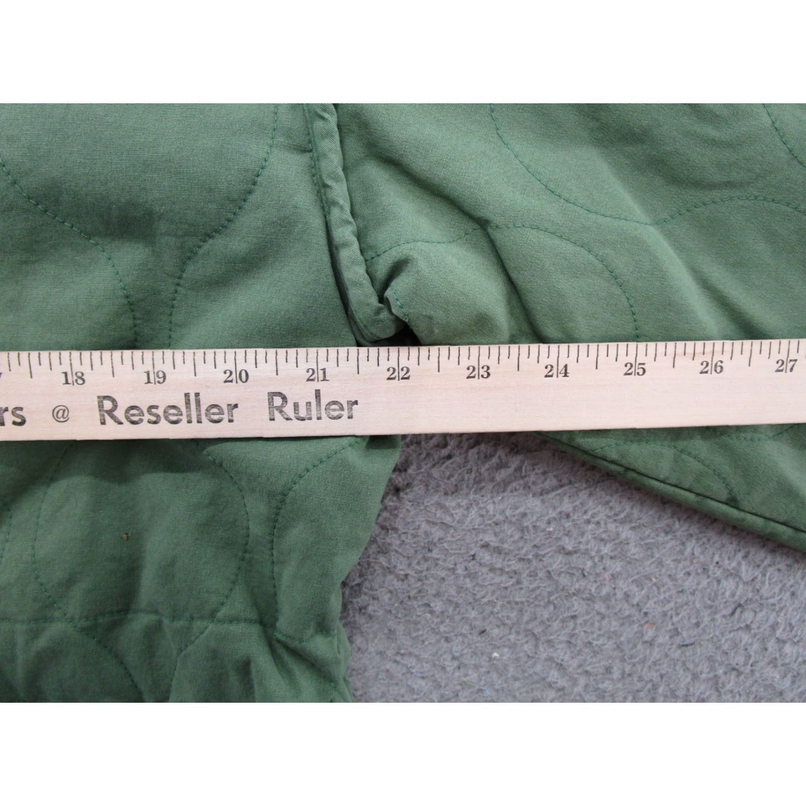 Vintage A New Day Women's Quilted Full Zip Cotton Jacket Coat Green L Size L / US 10 / IT 46 - 6 Thumbnail