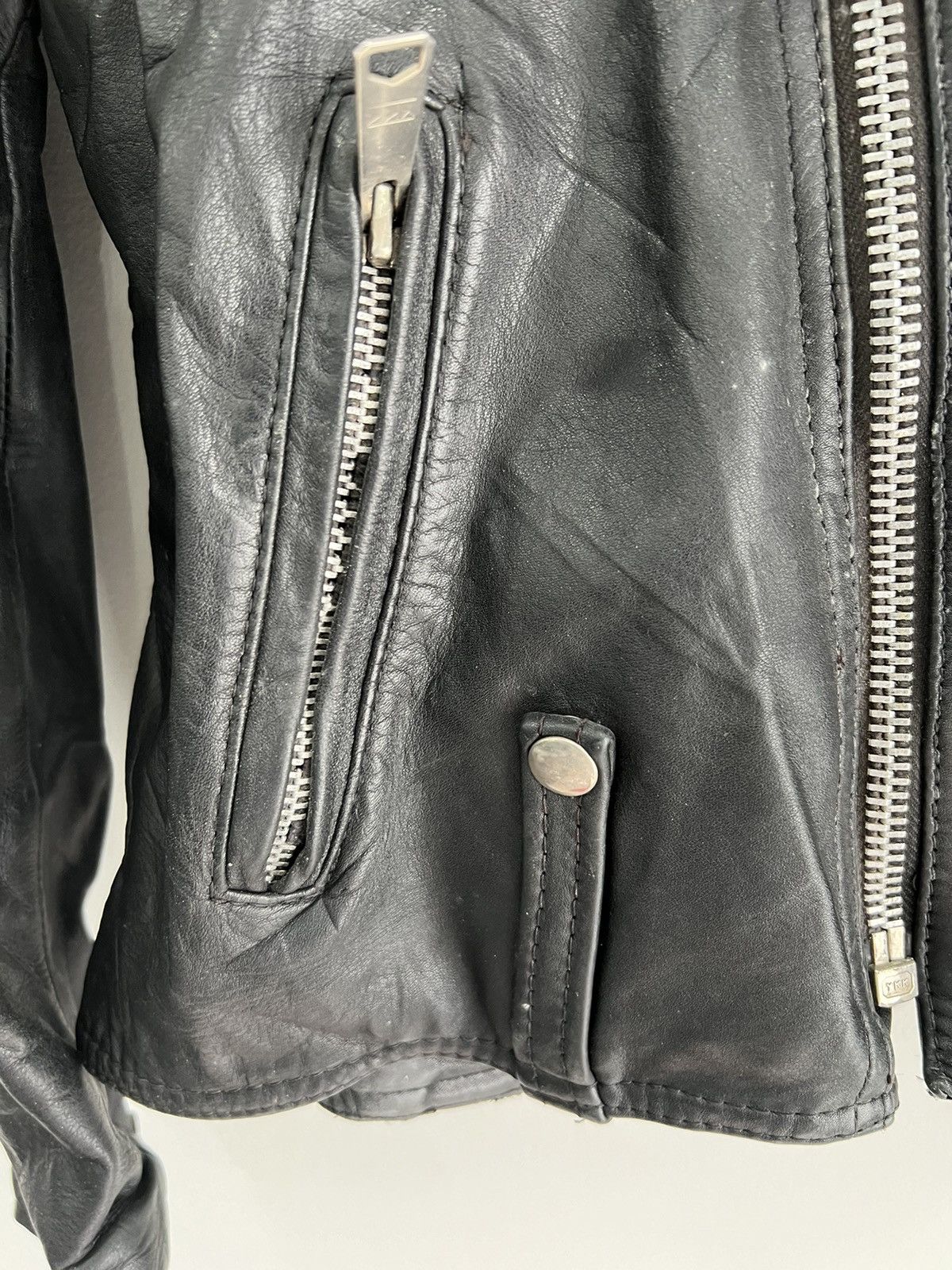 Harley Davidson Vintage Harley Davidson Leather jacket biker motorcycle46 Size US L / EU 52-54 / 3 - 8 Thumbnail
