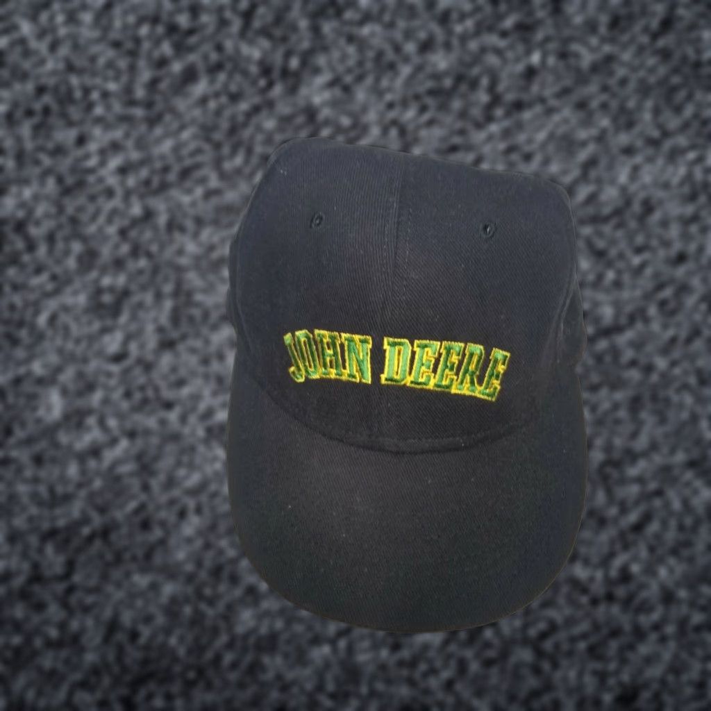Etro VINTAGE John Deere CYRK Black Embroidered Snapback Made in the USA Hat Cap Size ONE SIZE - 1 Thumbnail