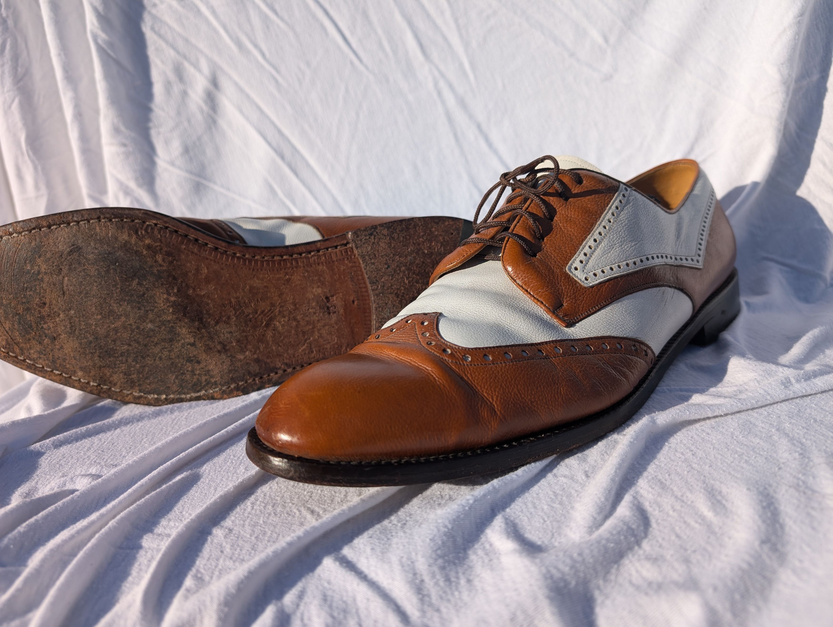 Mezlan Vintage Men's Wingtip Brogues Size US 13 / EU 46 - 4 Thumbnail