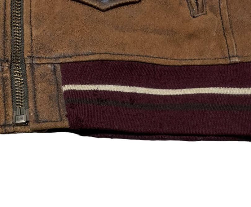 If Six Was Nine Vintage Double Collar Leather Jacket By Abahouse Size US M / EU 48-50 / 2 - 5 Thumbnail