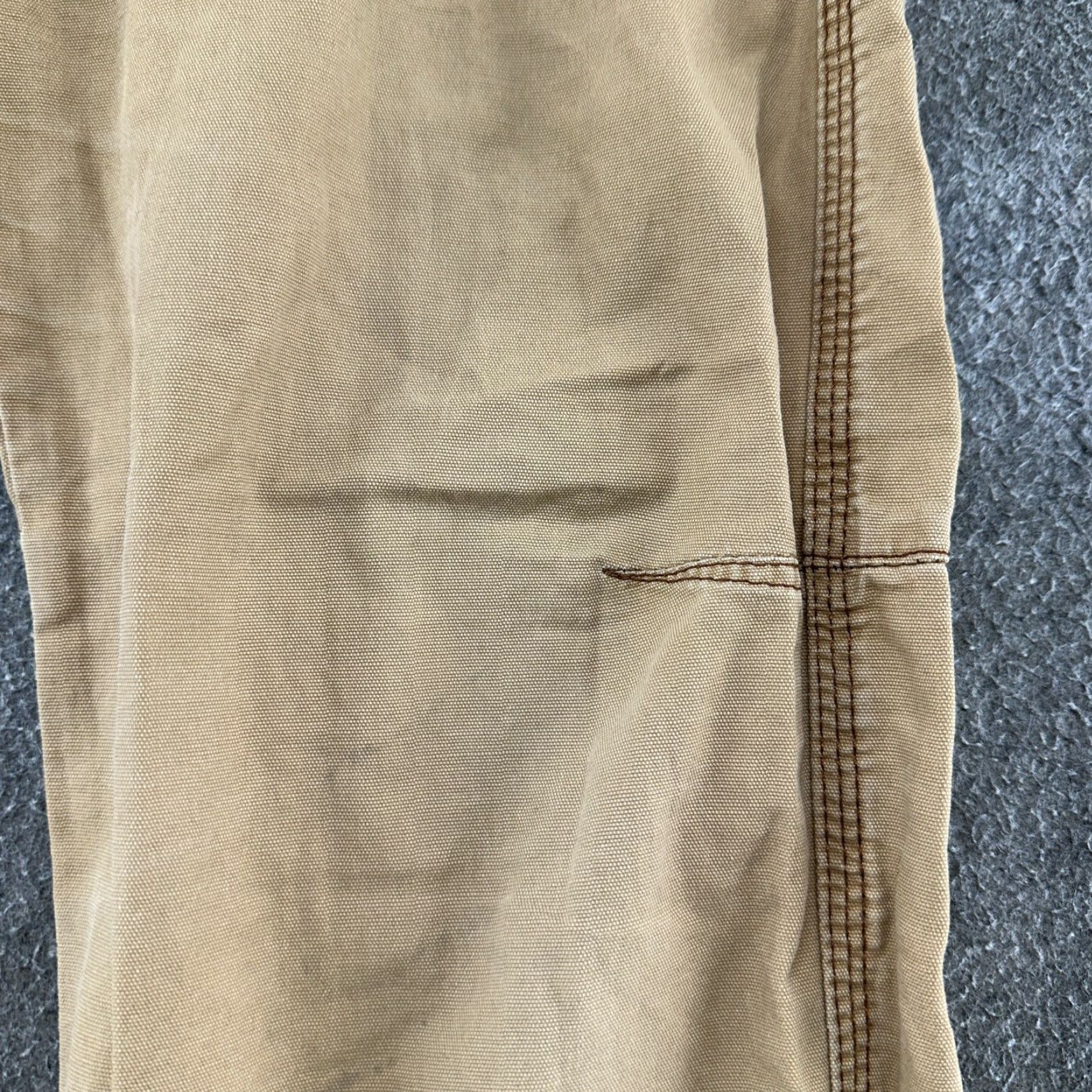 Wrangler Wrangler Pants Mens 32x30 Brown Cargo All Terrain Gear ATG Cotton Double Knee Pants Mens Brown Cargo 32x30 Vintage No Size US 32 / EU 48 - 4 Thumbnail