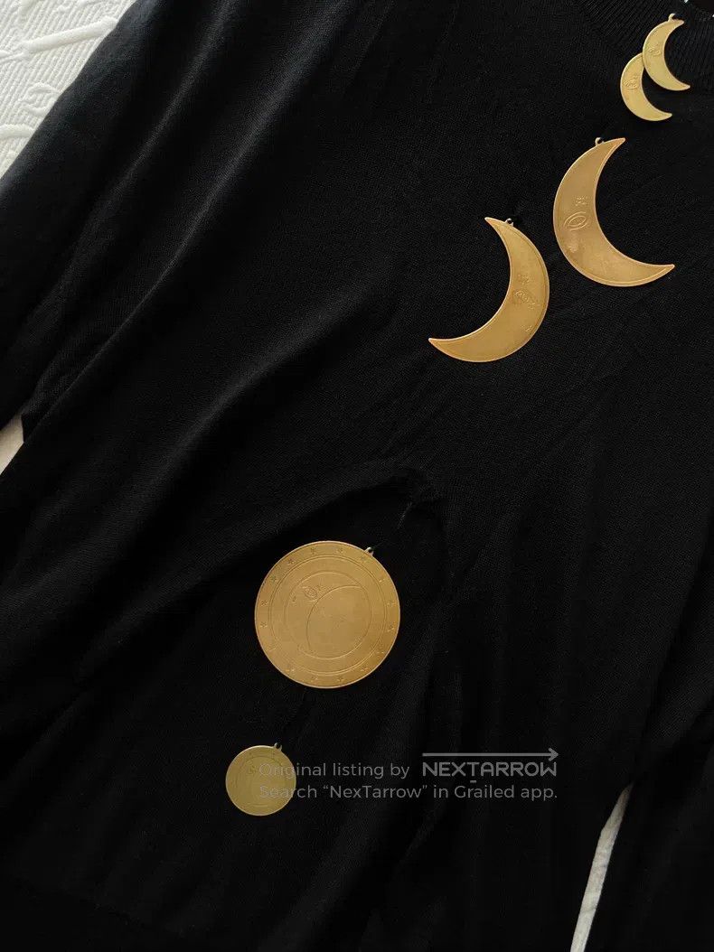 Loewe Loewe Exclusive Moon and Sun Design Asymmetric Hem Black S Size XS / US 0-2 / IT 36-38 - 3 Thumbnail