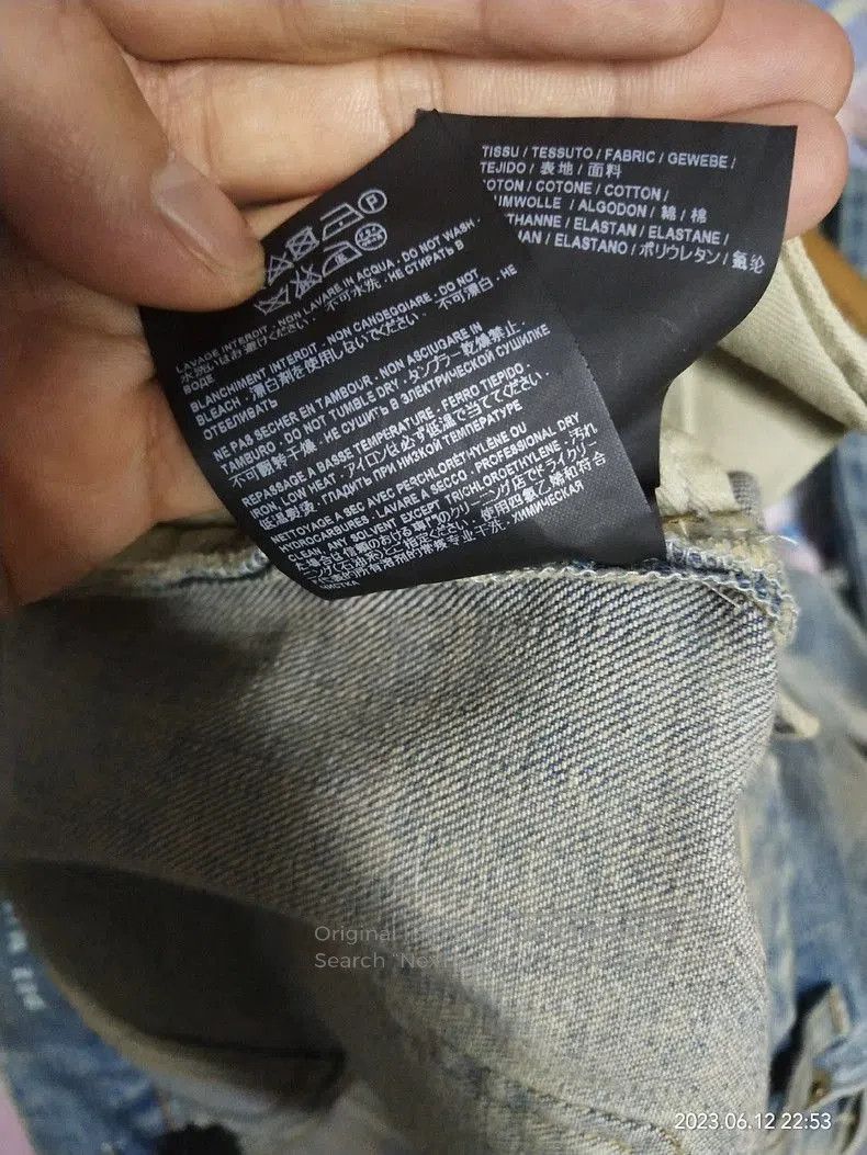 Saint Laurent Paris Saint Laurent Distressed Denim Jeans. Size US 31 - 8 Thumbnail